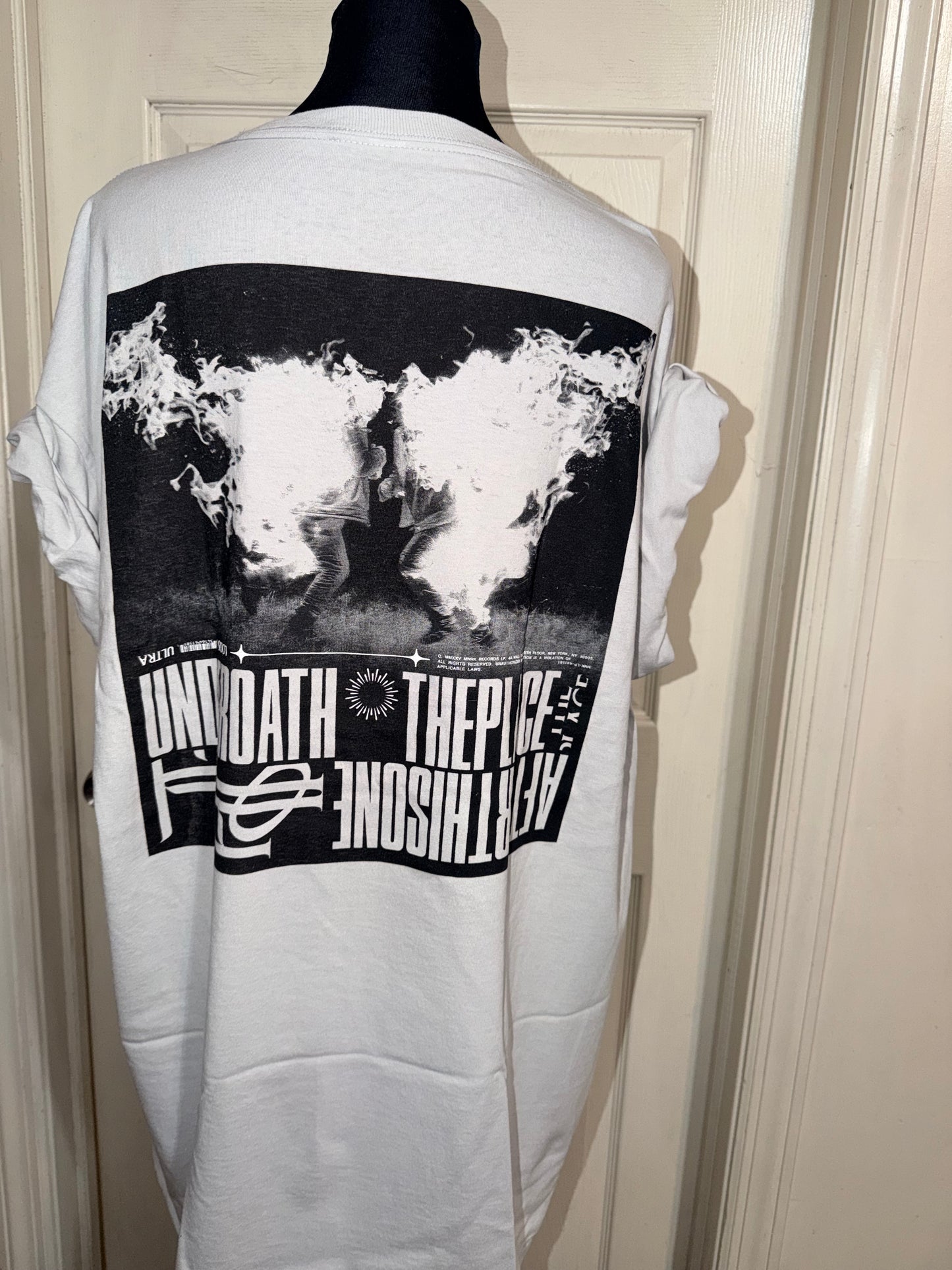 Underoath Double Sided Oversized Distressed Tee