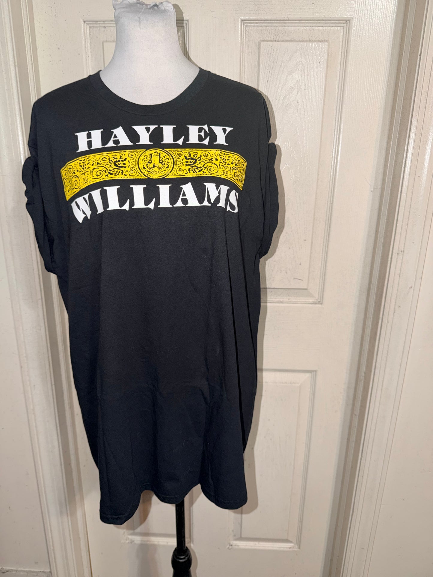 Hayley Williams Double Sided Oversized Distressed Tee