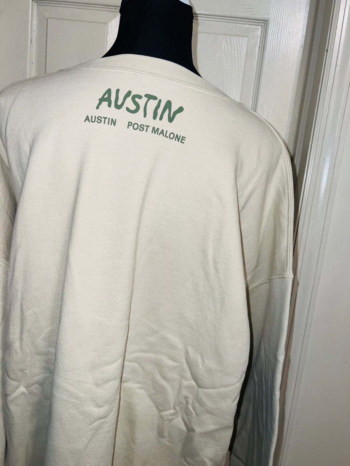 Post Malone Oversized Distressed Sweatshirt