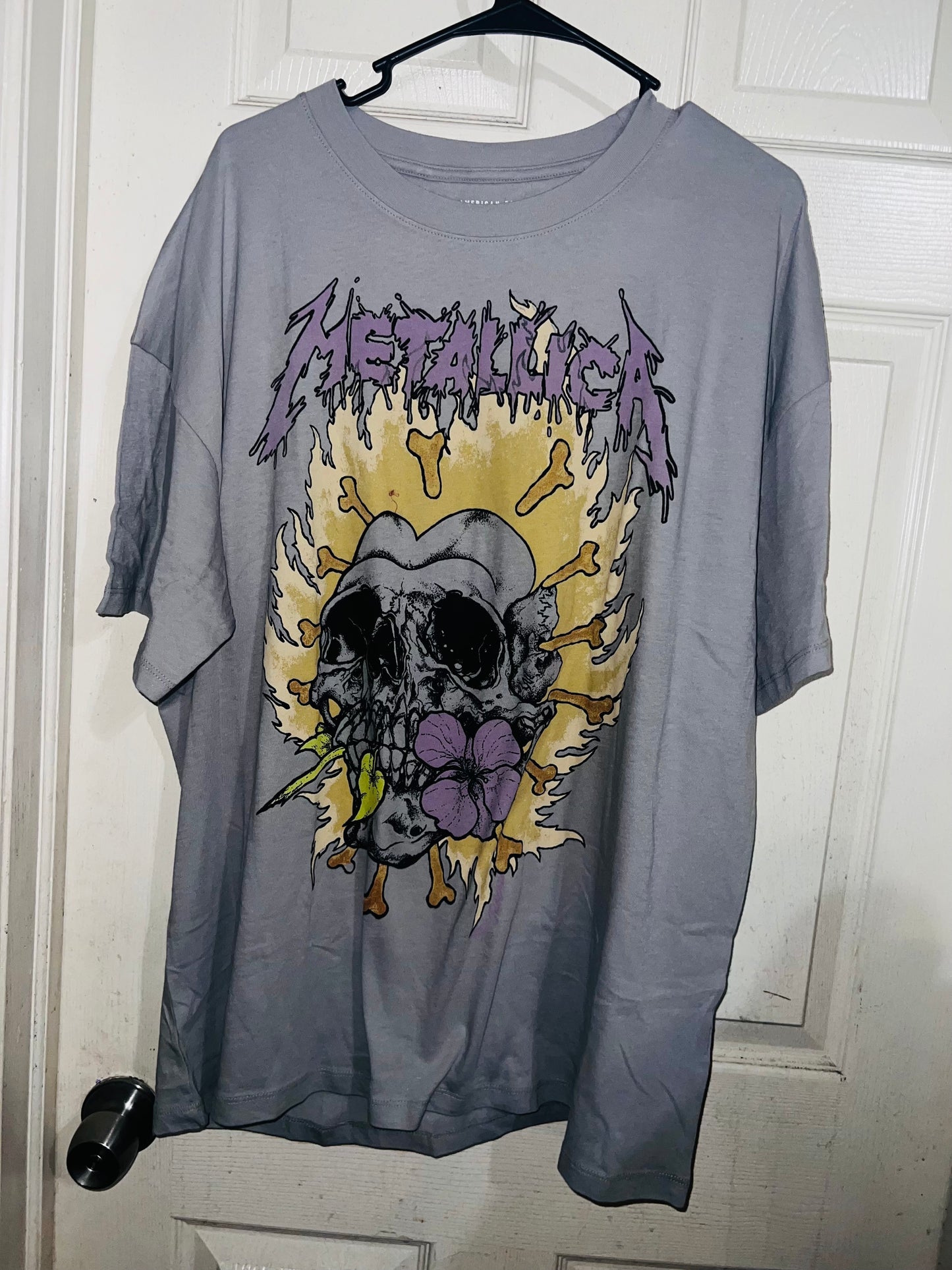 Metallica Oversized Distressed Tee