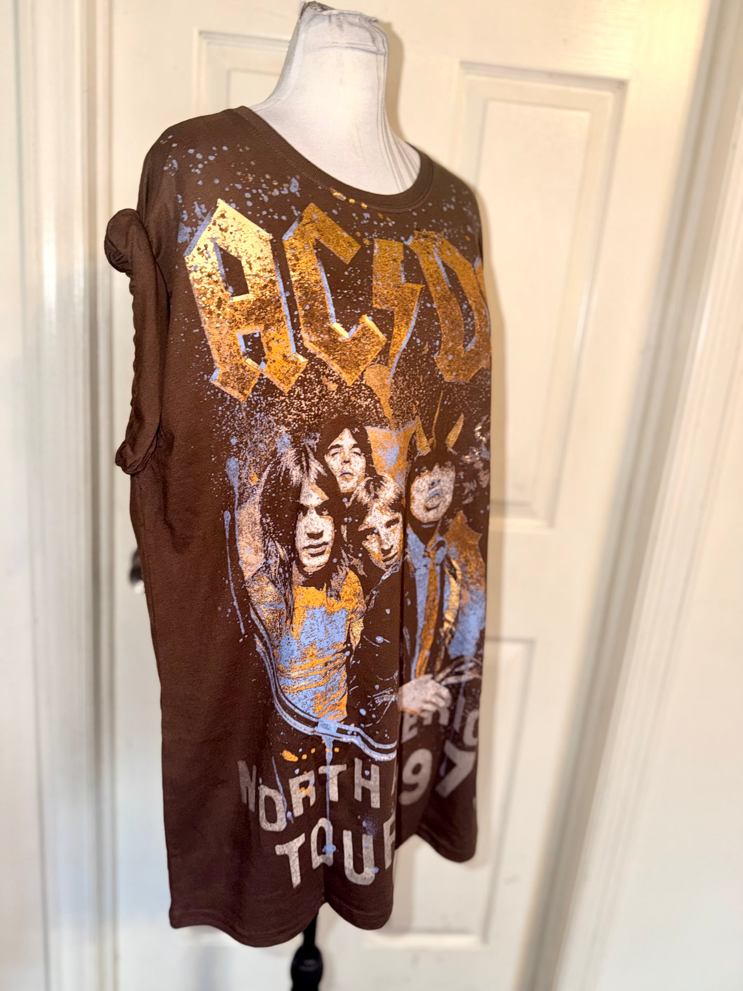 AC/DC Double Sides Oversized Tee