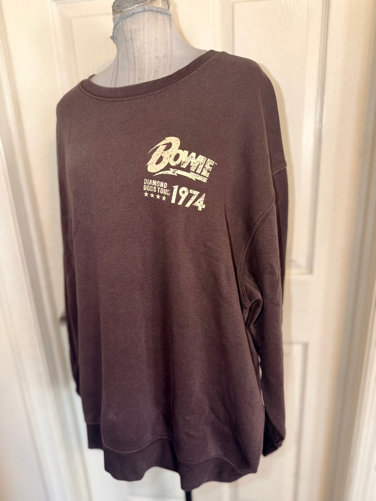 David Bowie Double Sided Oversized Sweatshirt