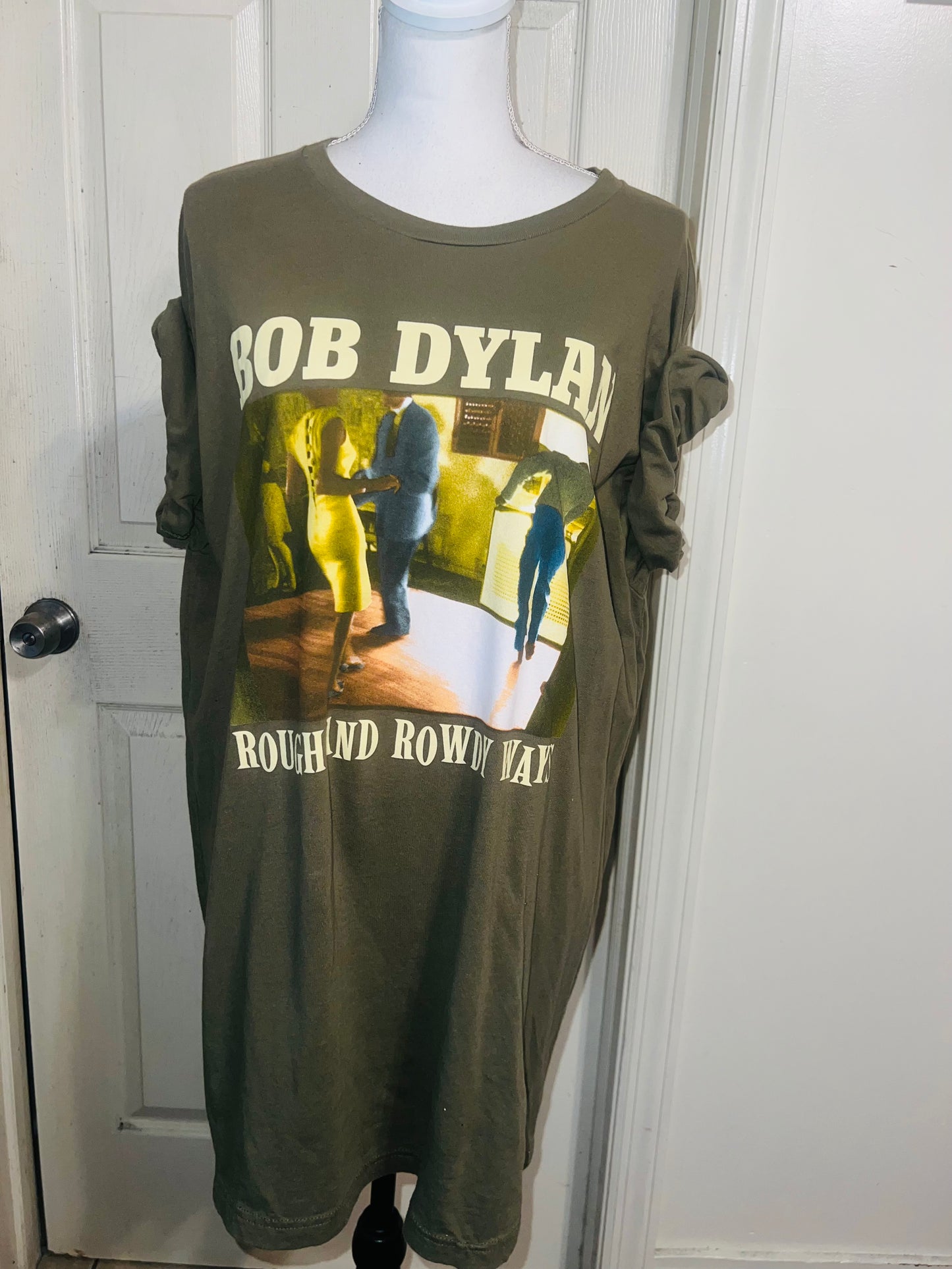 Bob Dylan Double Sided Vintage Oversized Distressed Tee