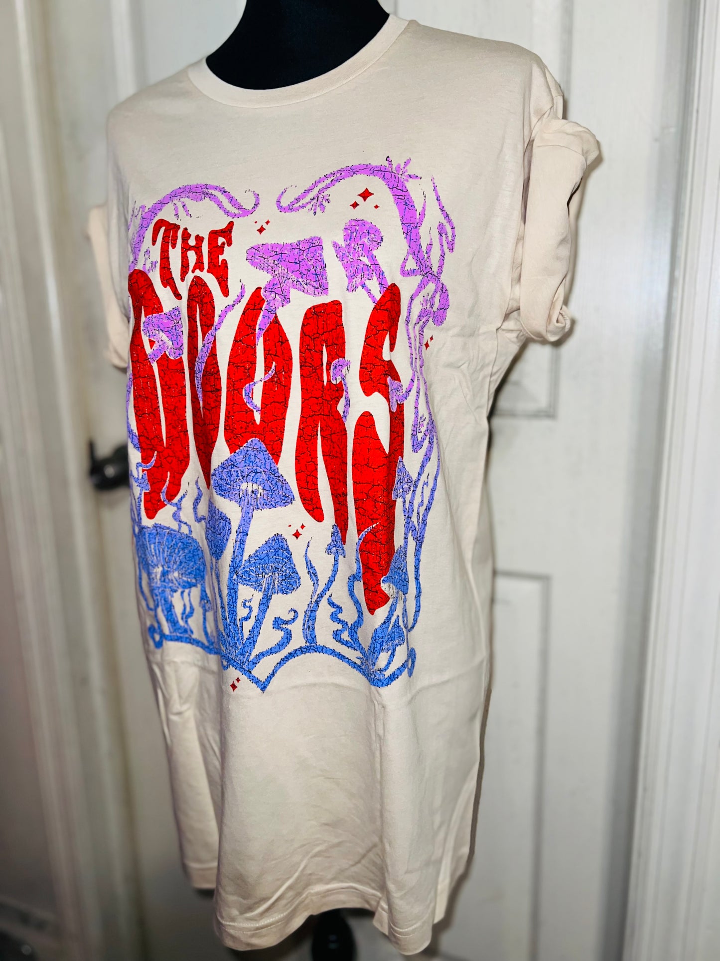 The Doors Oversized Distressed T-Shirt