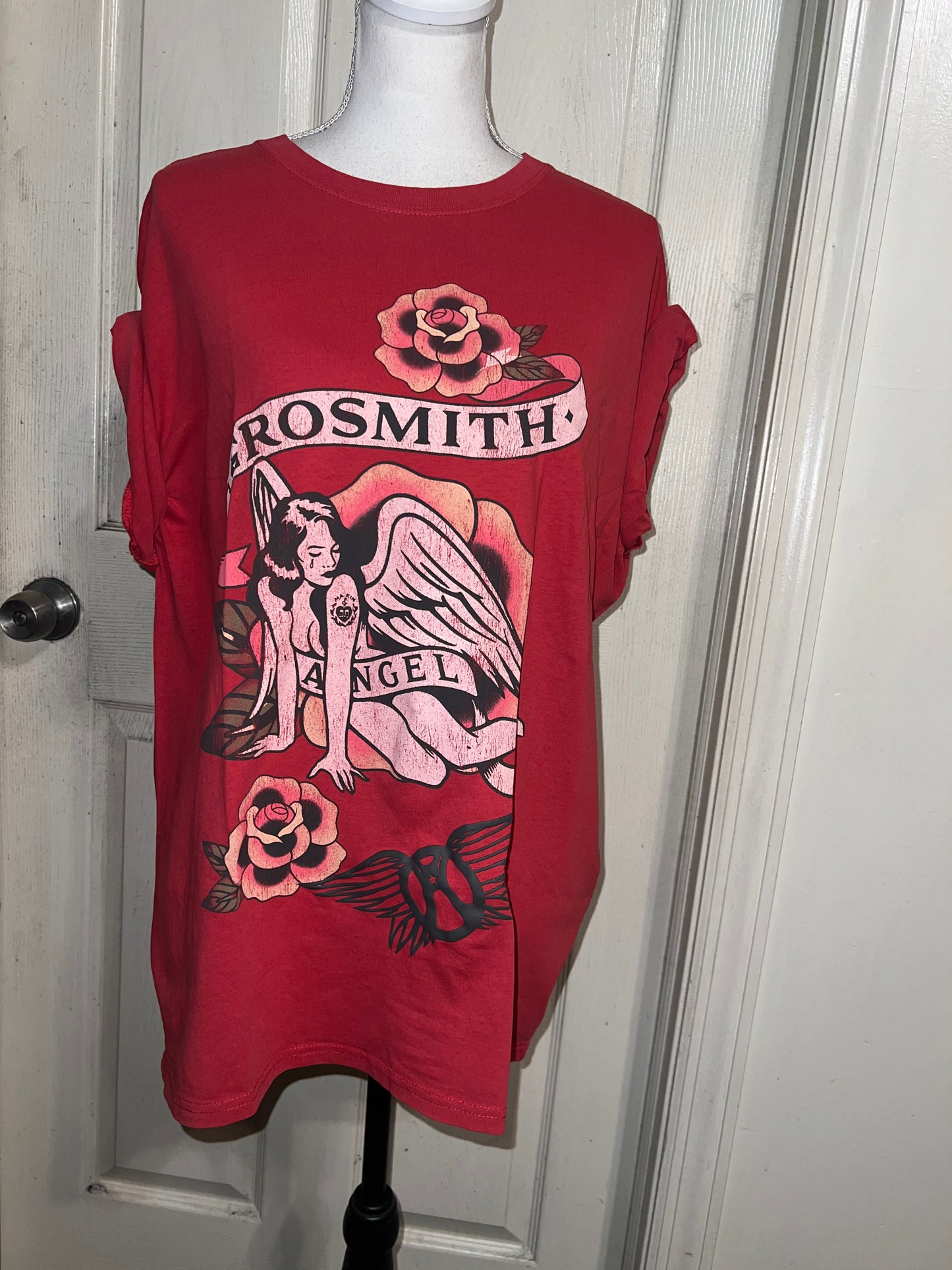 Aerosmith Oversized Distressed Tee