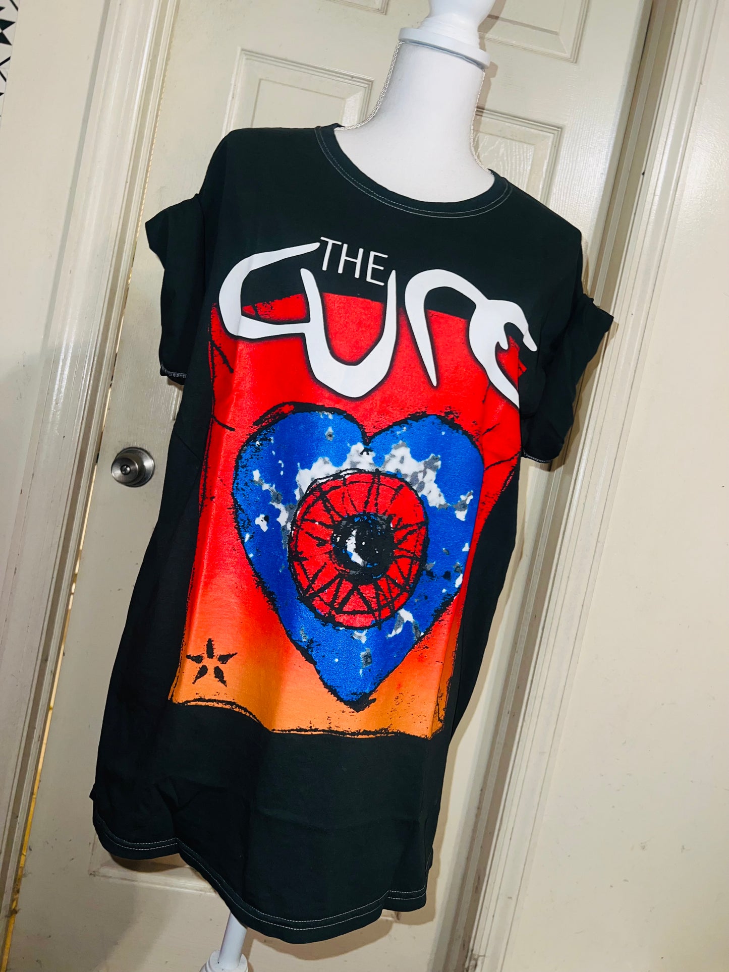 The Cure Oversized Distressed Tee