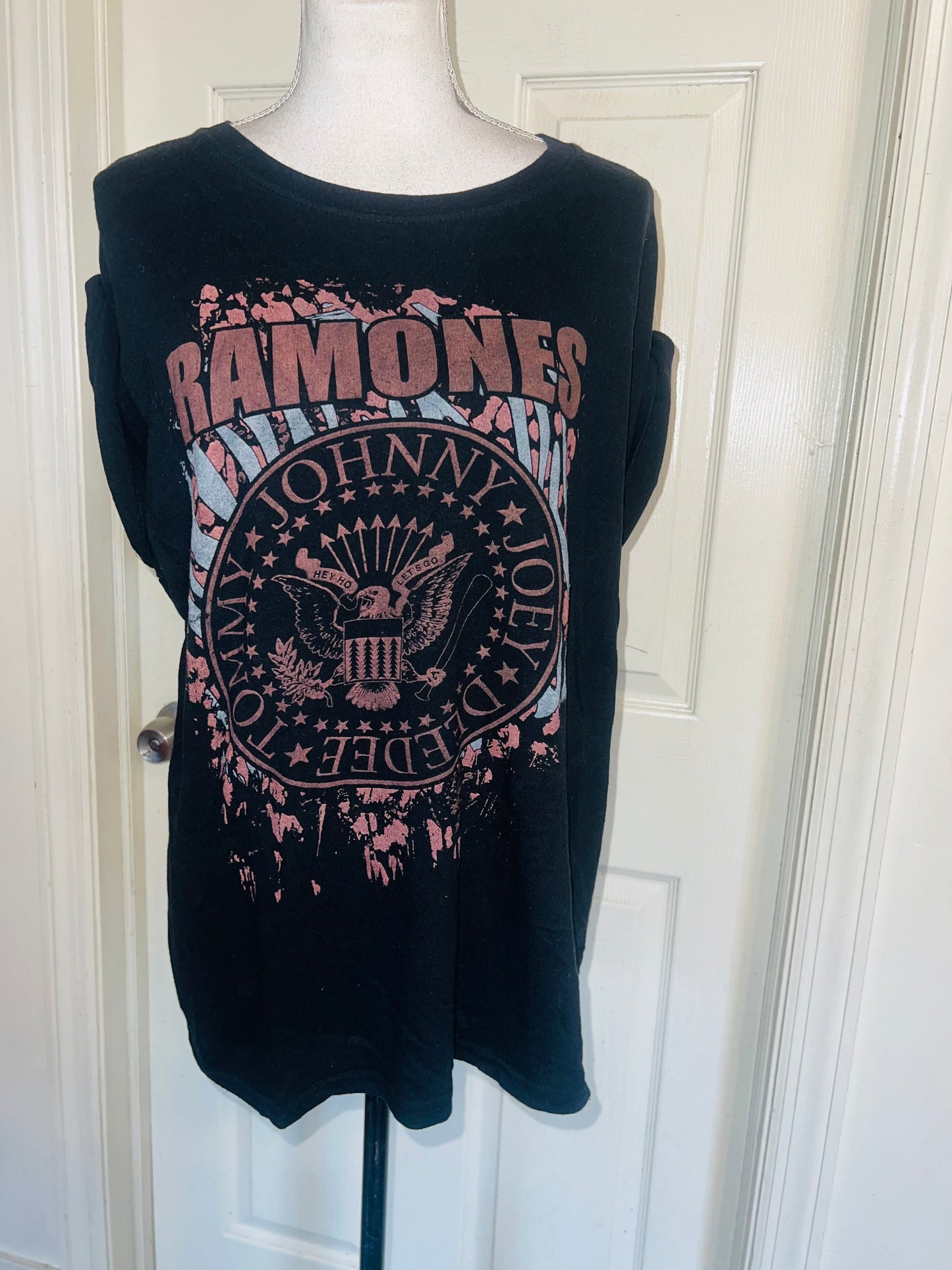 Ramones Oversized Distressed Tee