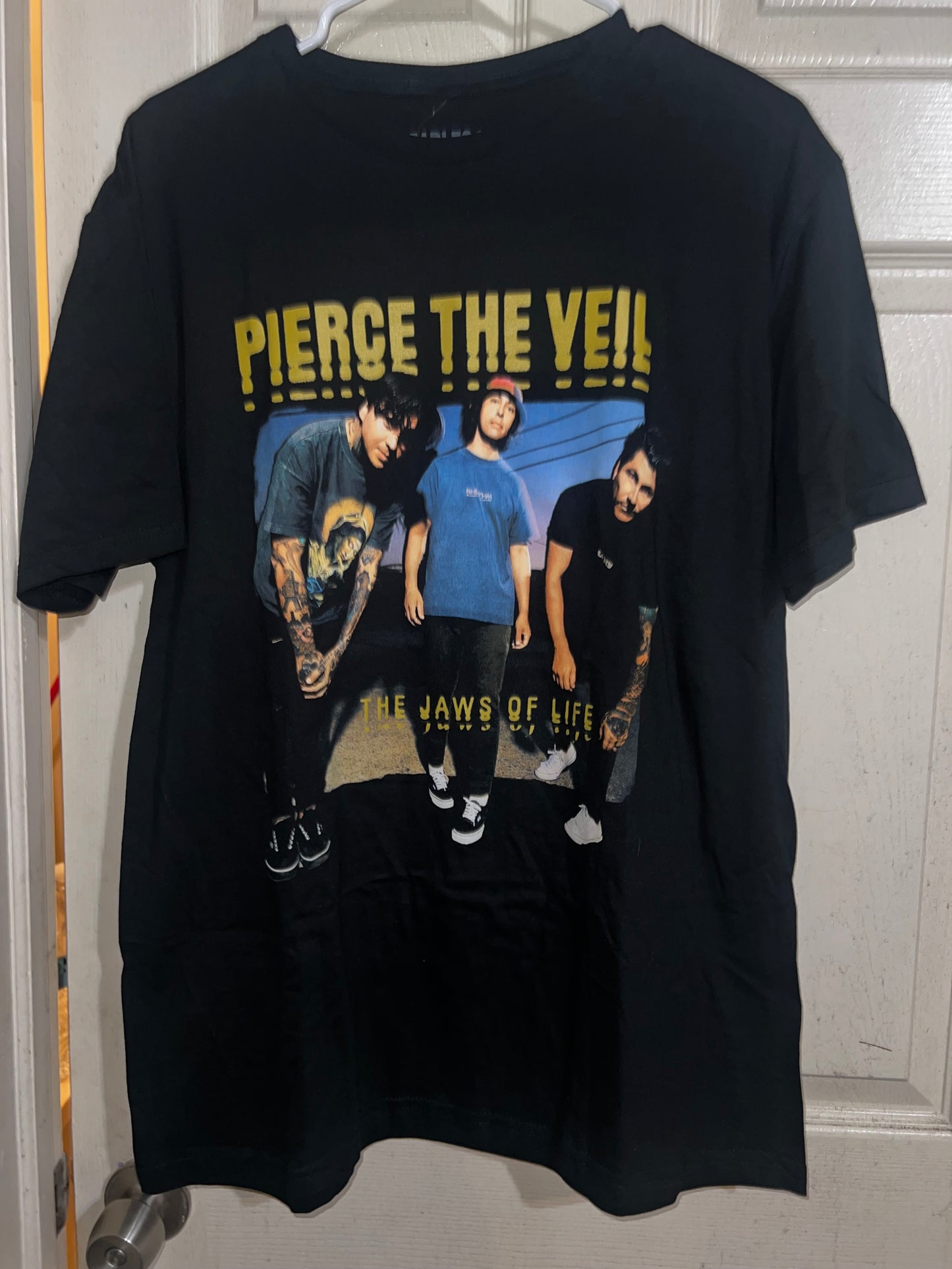 Pierce the Veil Oversized Distressed Tee