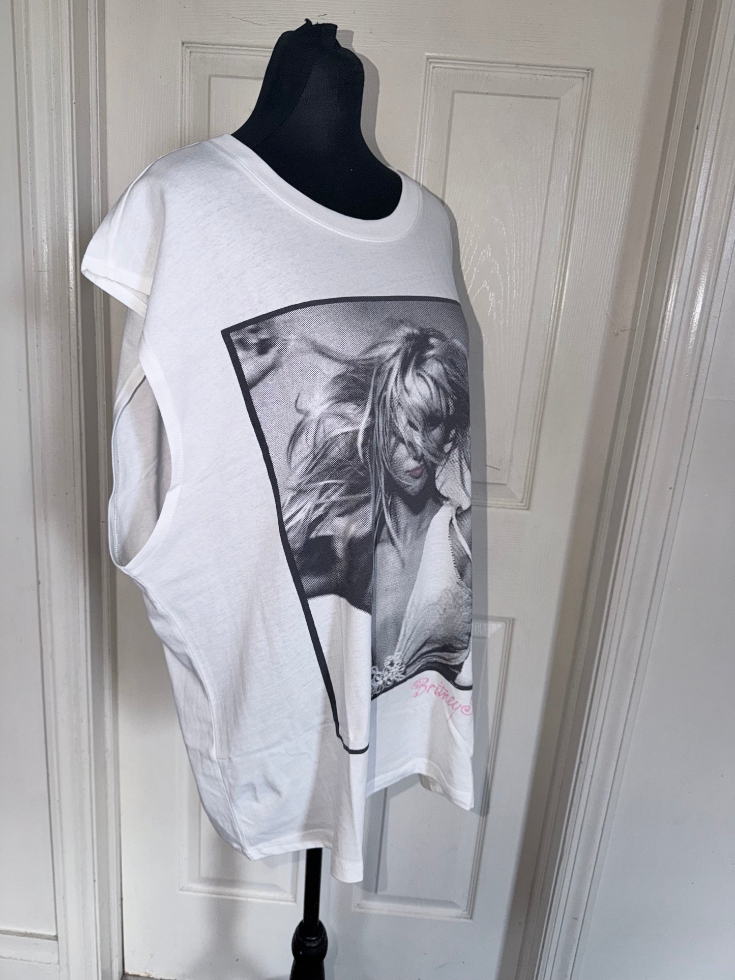 Britney Spears Oversized Distressed Tank