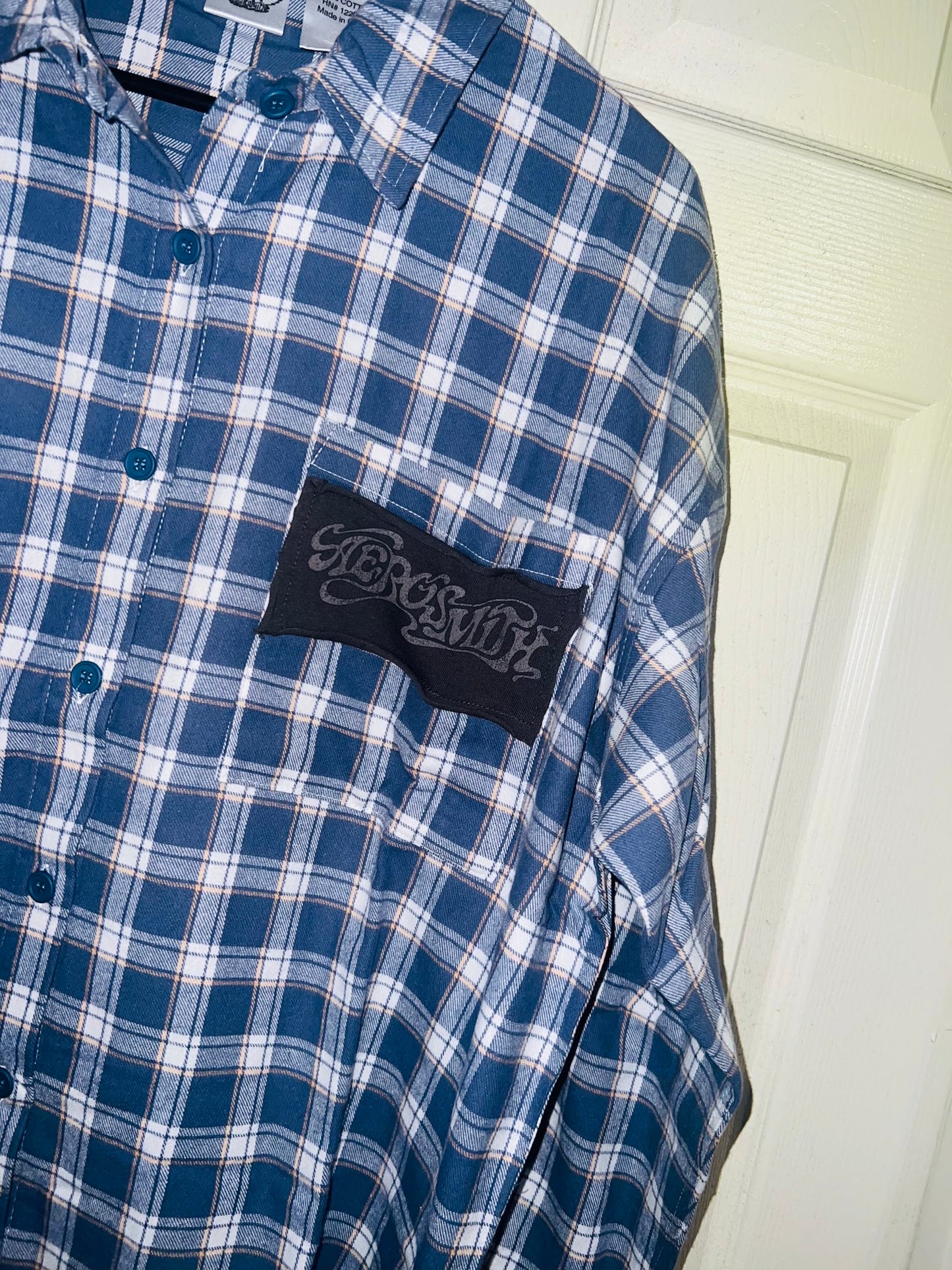 Aerosmith Oversized Flannel with a Backpatch