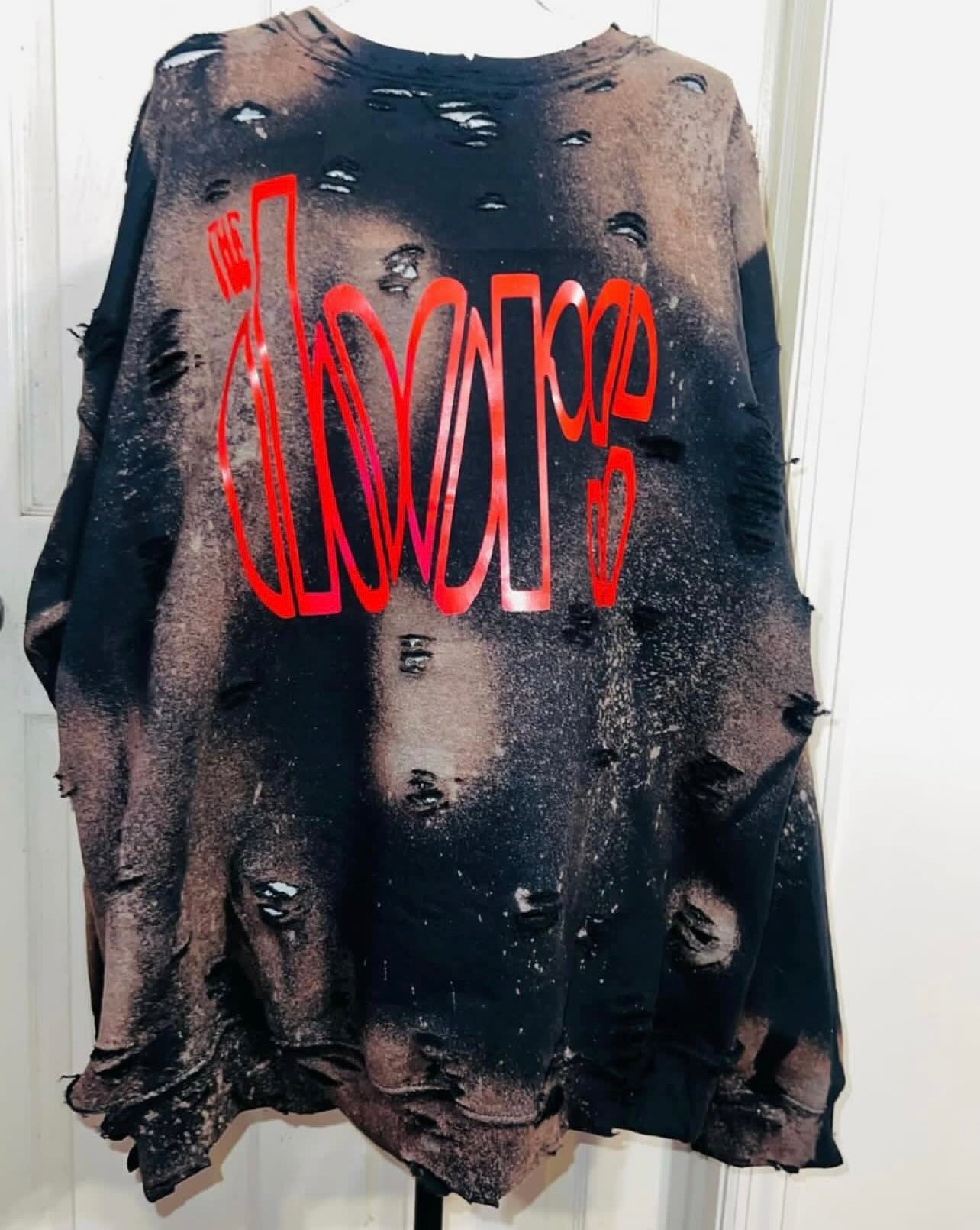 The Doors Oversized Distressed Sweatshirt