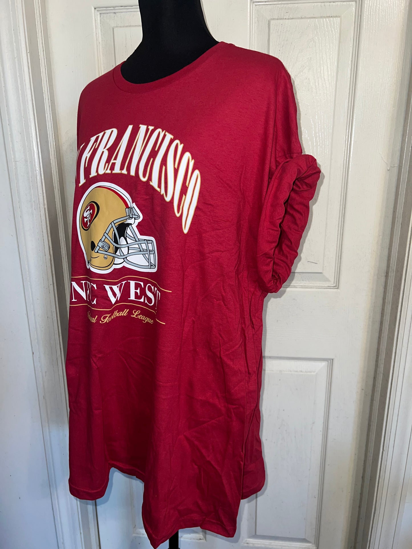 San Francisco 49ers Oversized Distressed Tee