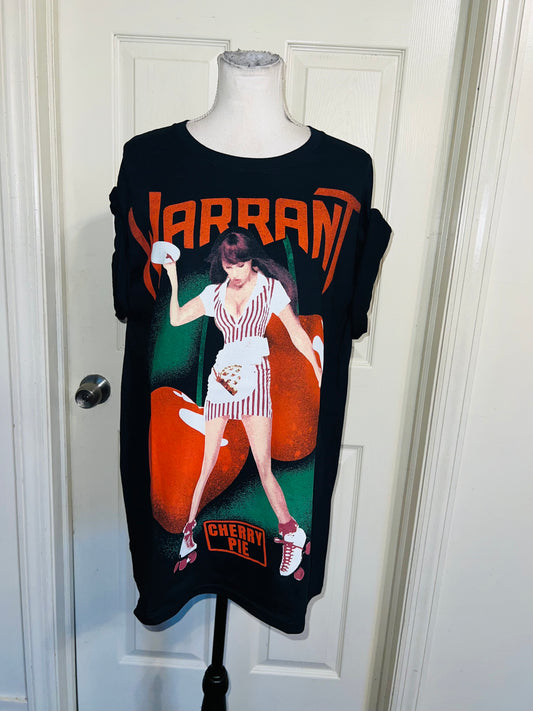 Warrant Double Sided Oversized Distressed Tee