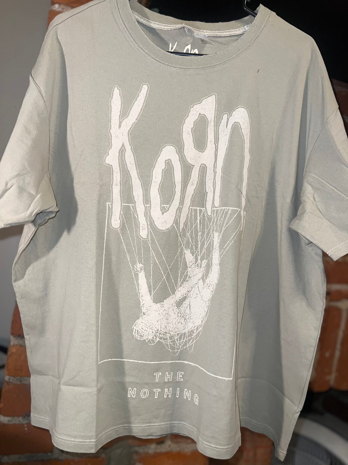 Korn Oversized Distressed Tee