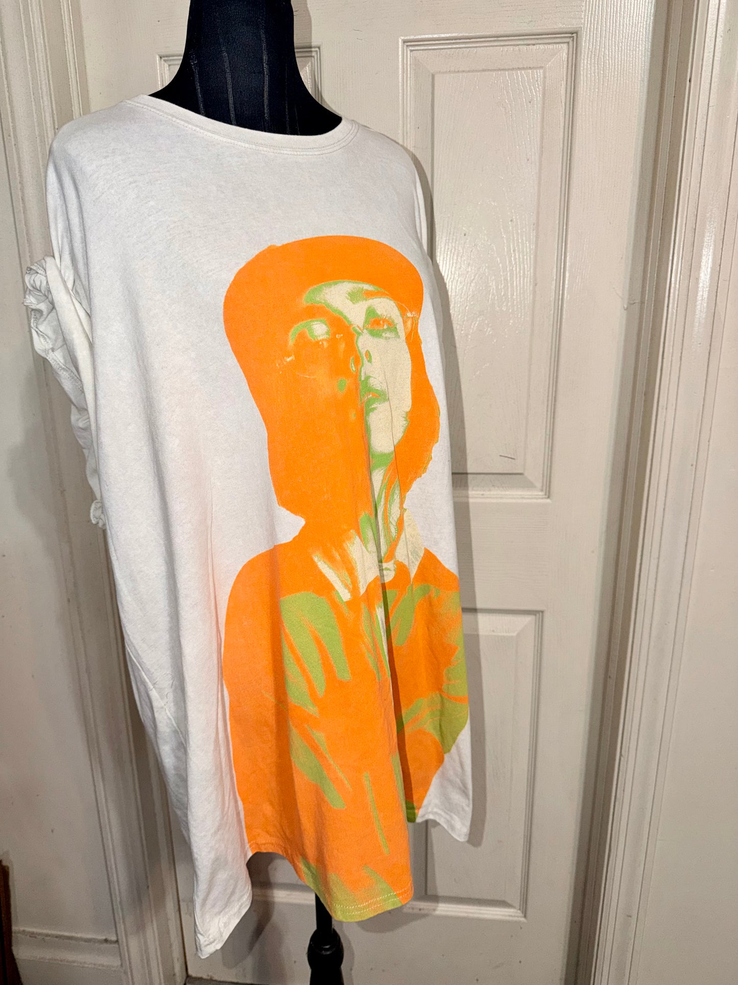 Billie Eilish Double Sided Oversized Distressed Tee