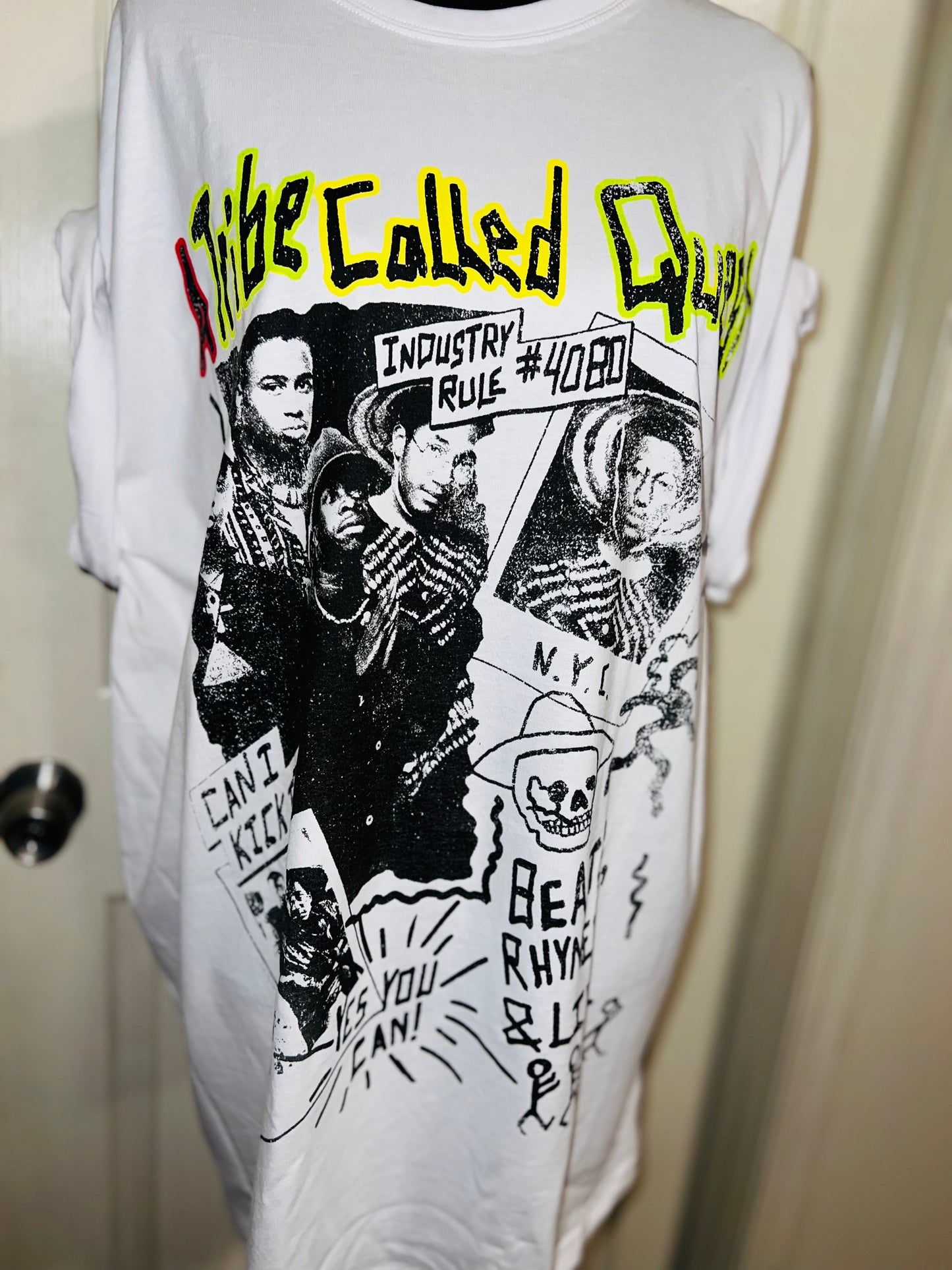 A Tribe Called Quest Oversized Distressed Tee