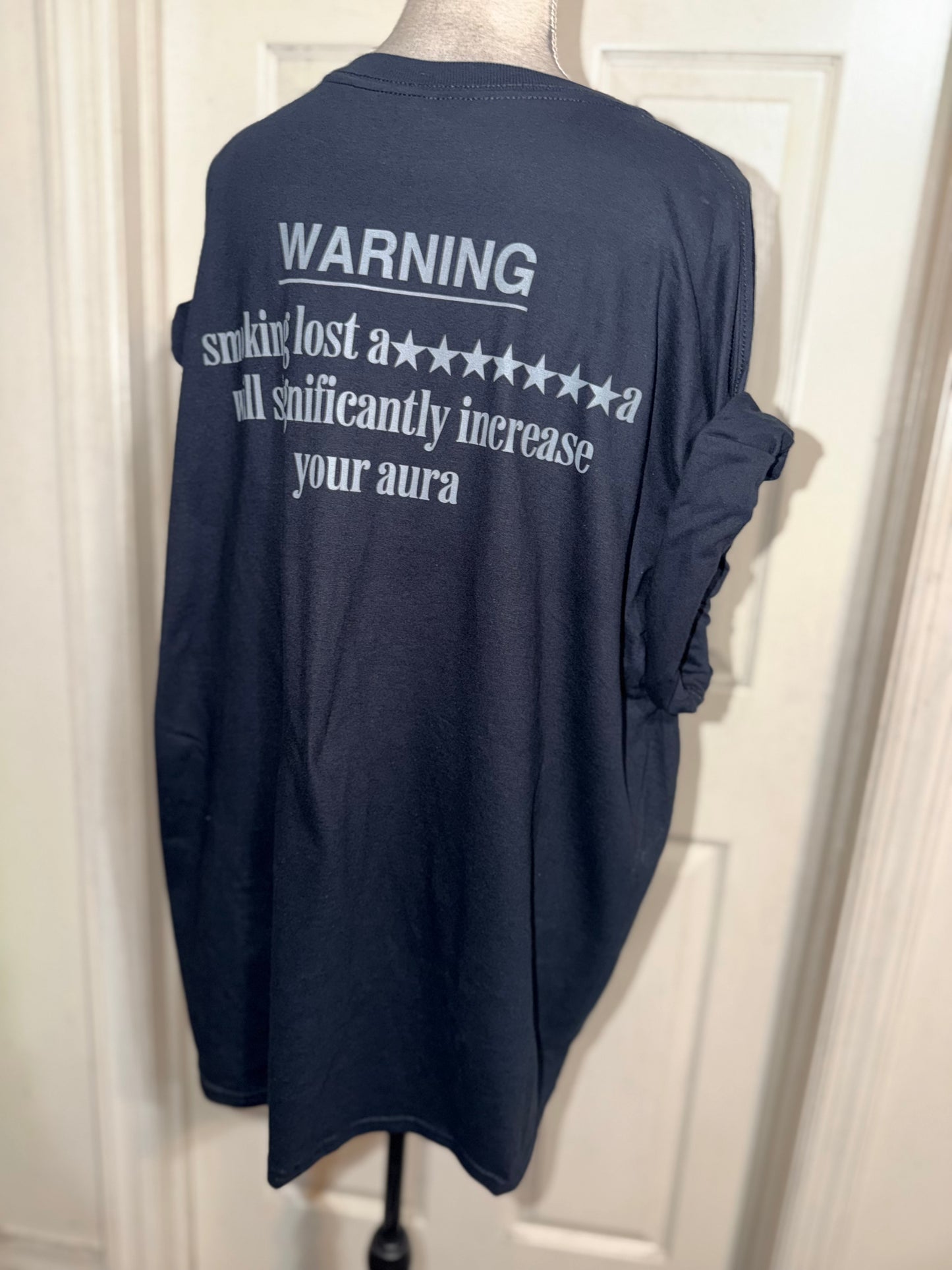 Machine Gun Kelly Double Sided Oversized Distressed Tee