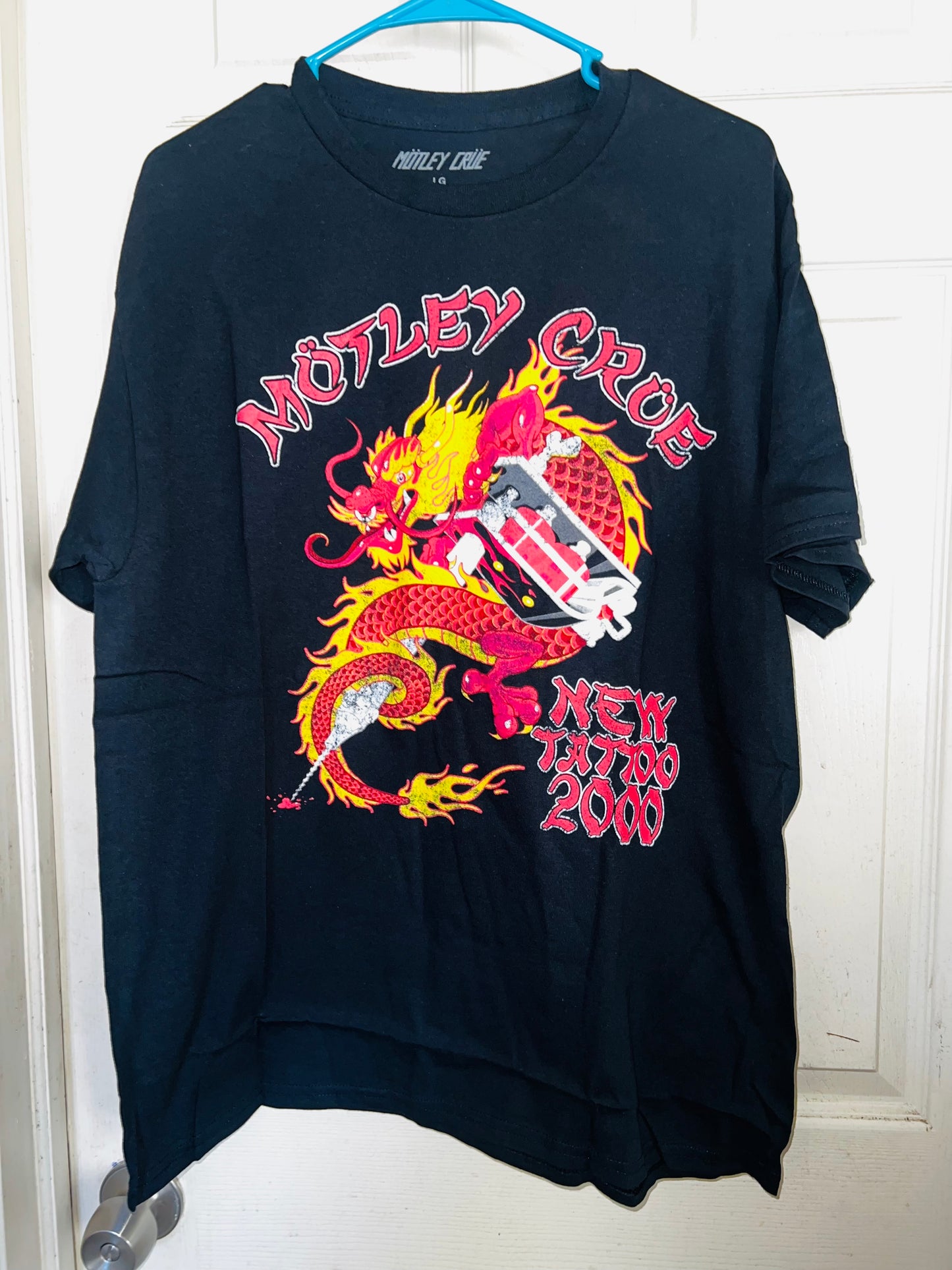 Motley Crue Double Sided Oversized Distressed Tee