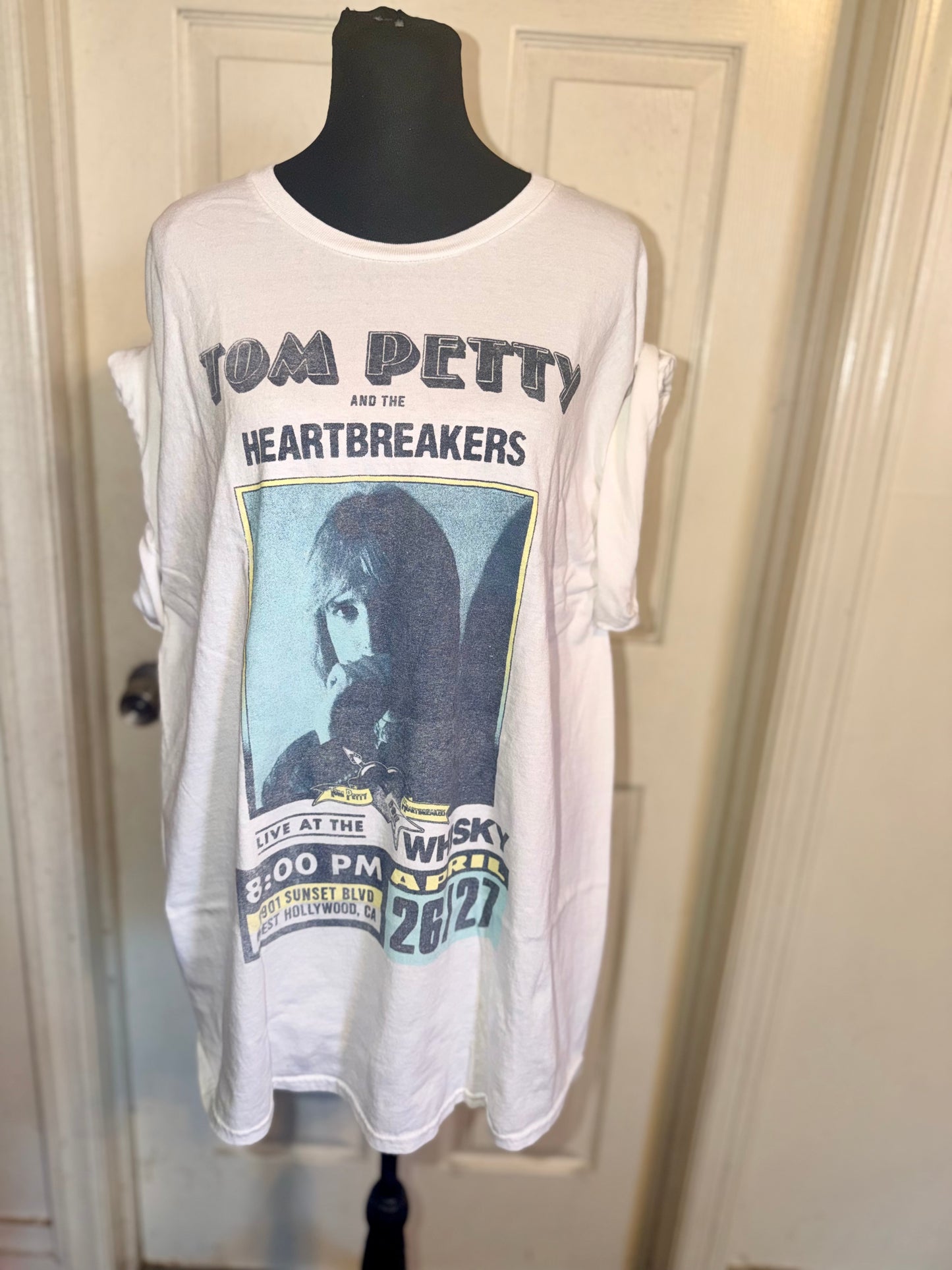 Tom Petty and the Heartbreakers Oversized Distressed Tee