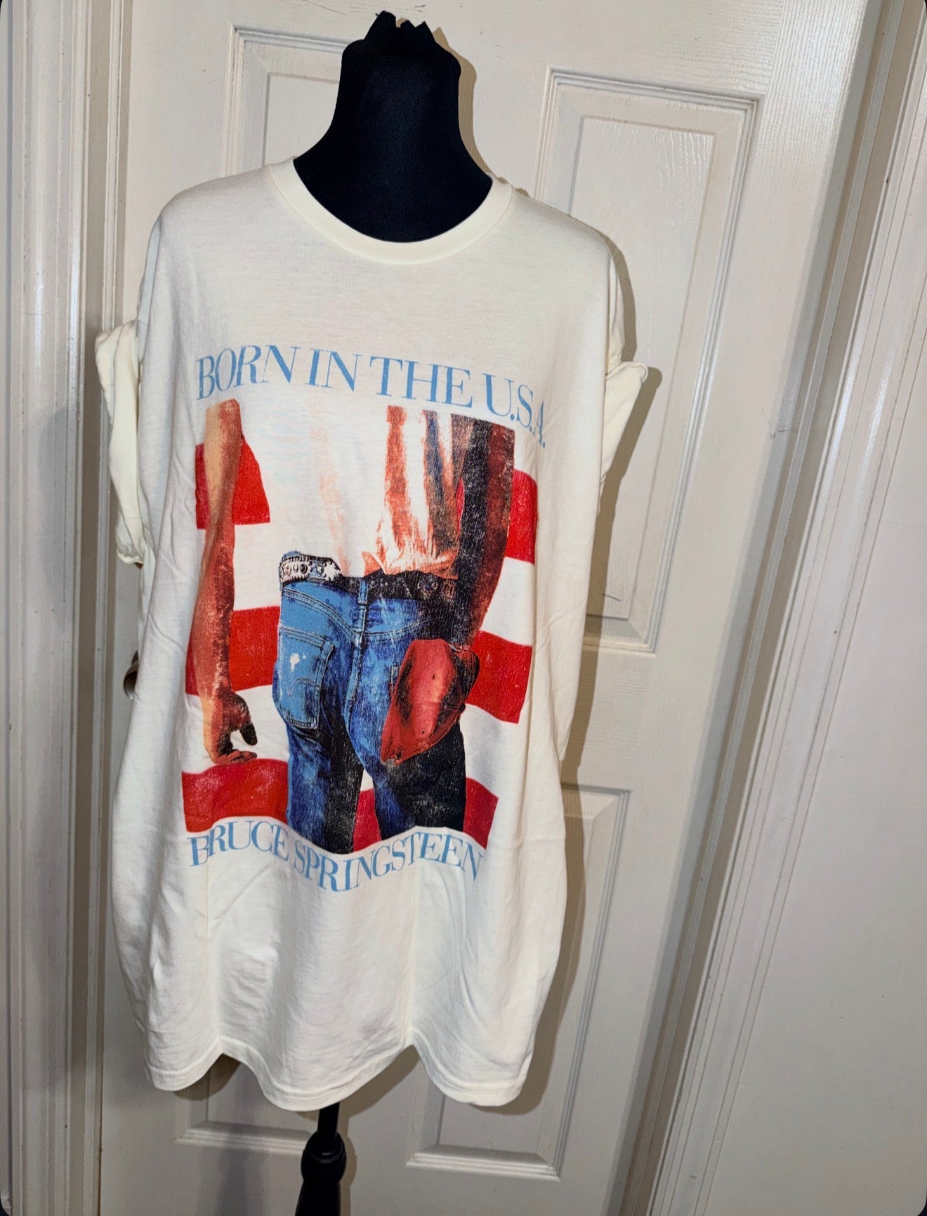 Bruce Springsteen Oversized Distressed Tee