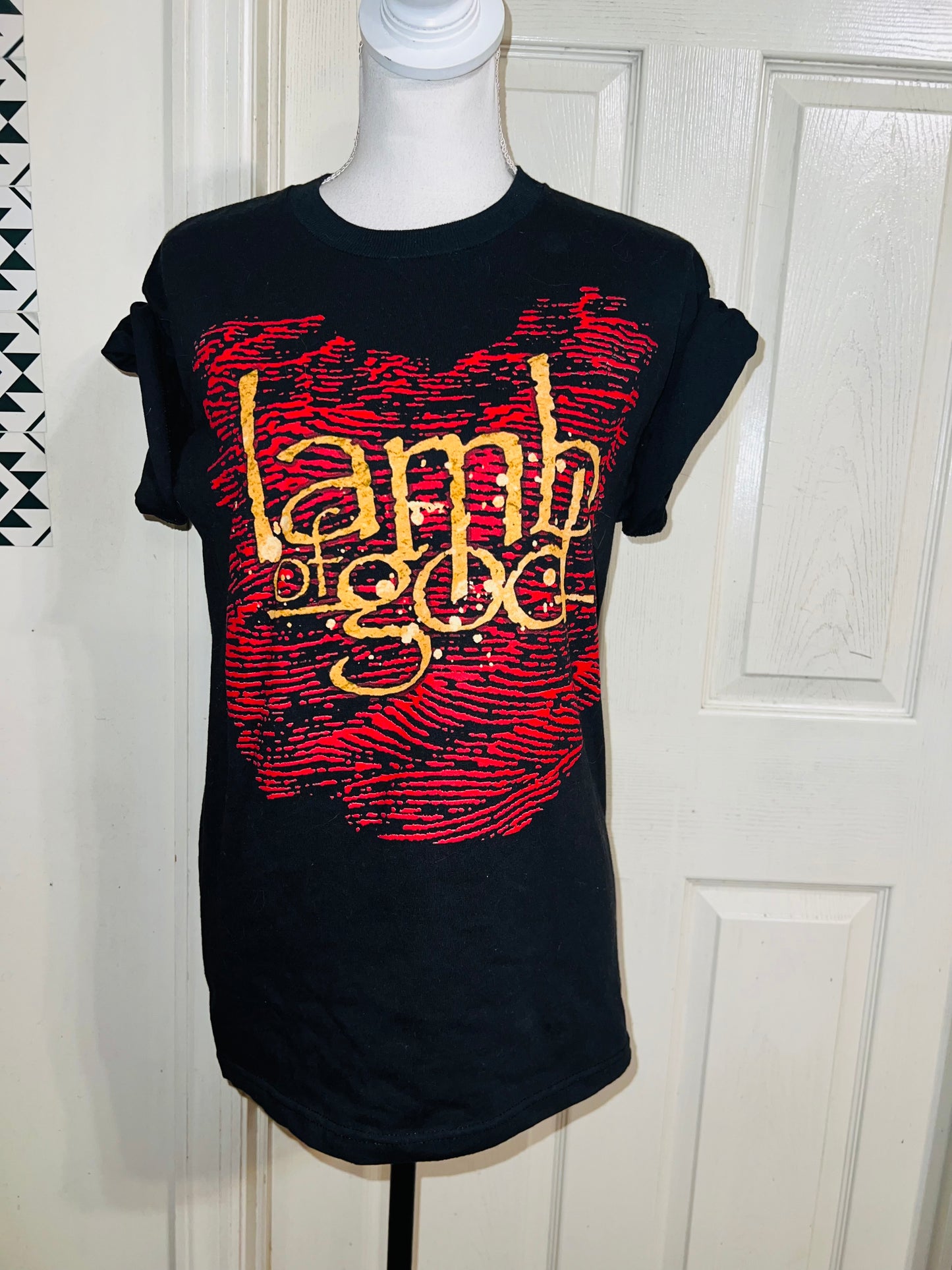 Lamb of God Double Sided ‘Vintage’ Oversized Tee