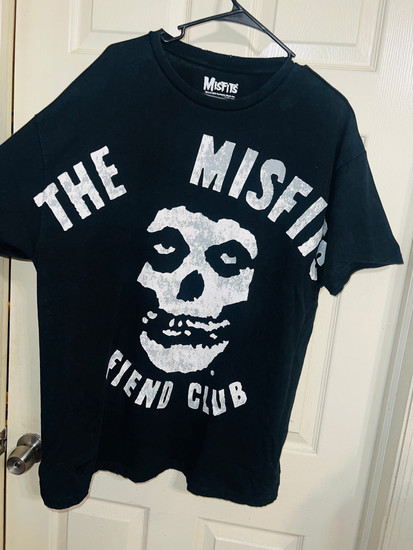 The Misfits Fiend Club Oversized Distressed Tee