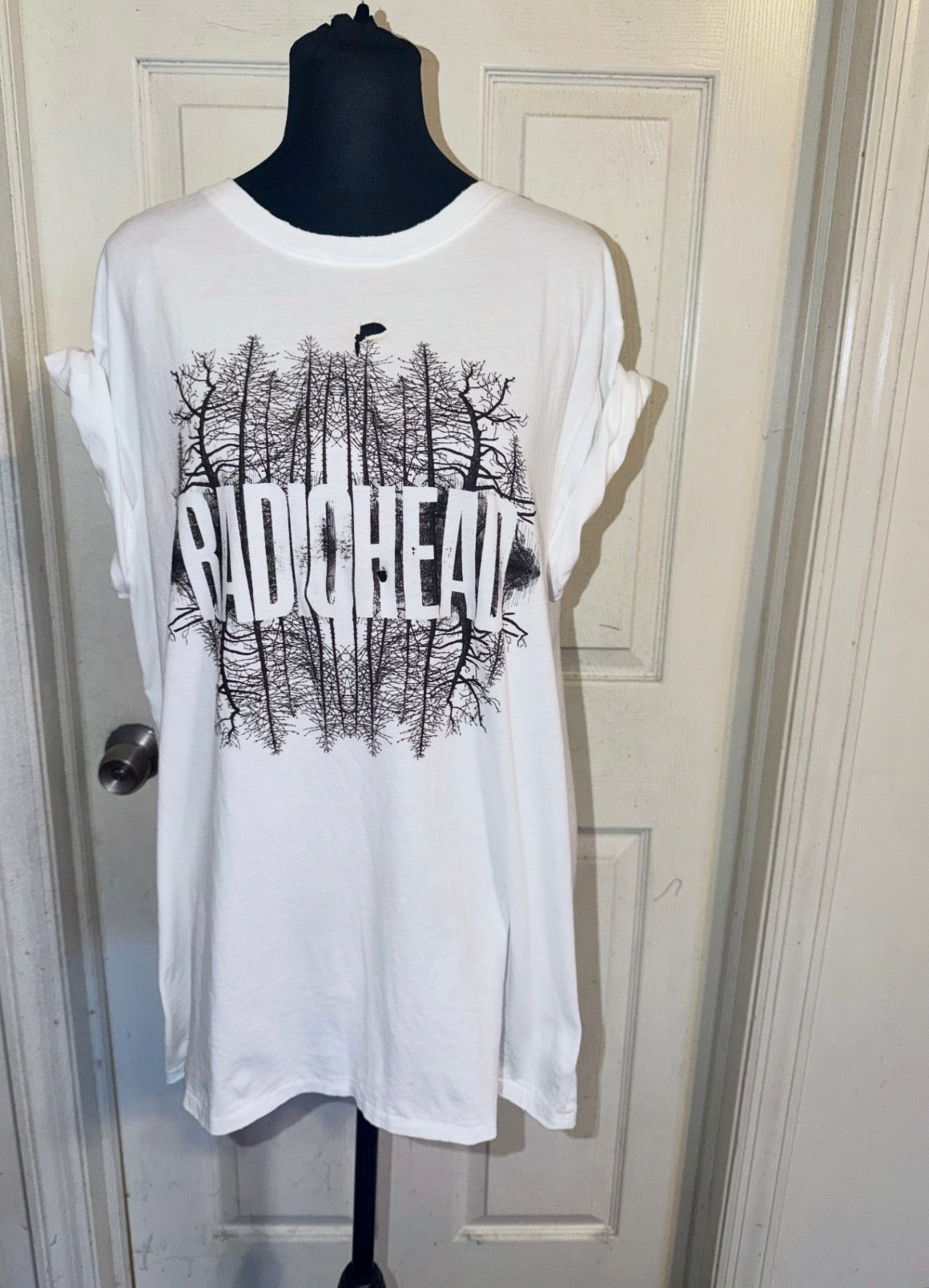 Radiohead Oversized Distressed Tee