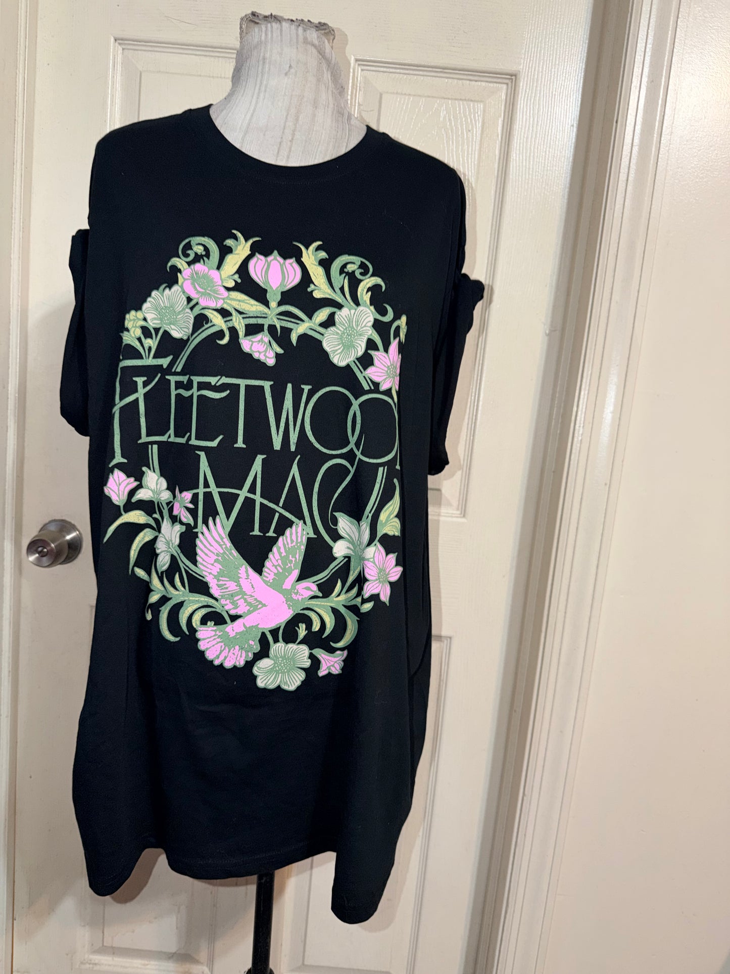 Fleetwood Mac Oversized Distressed Tee