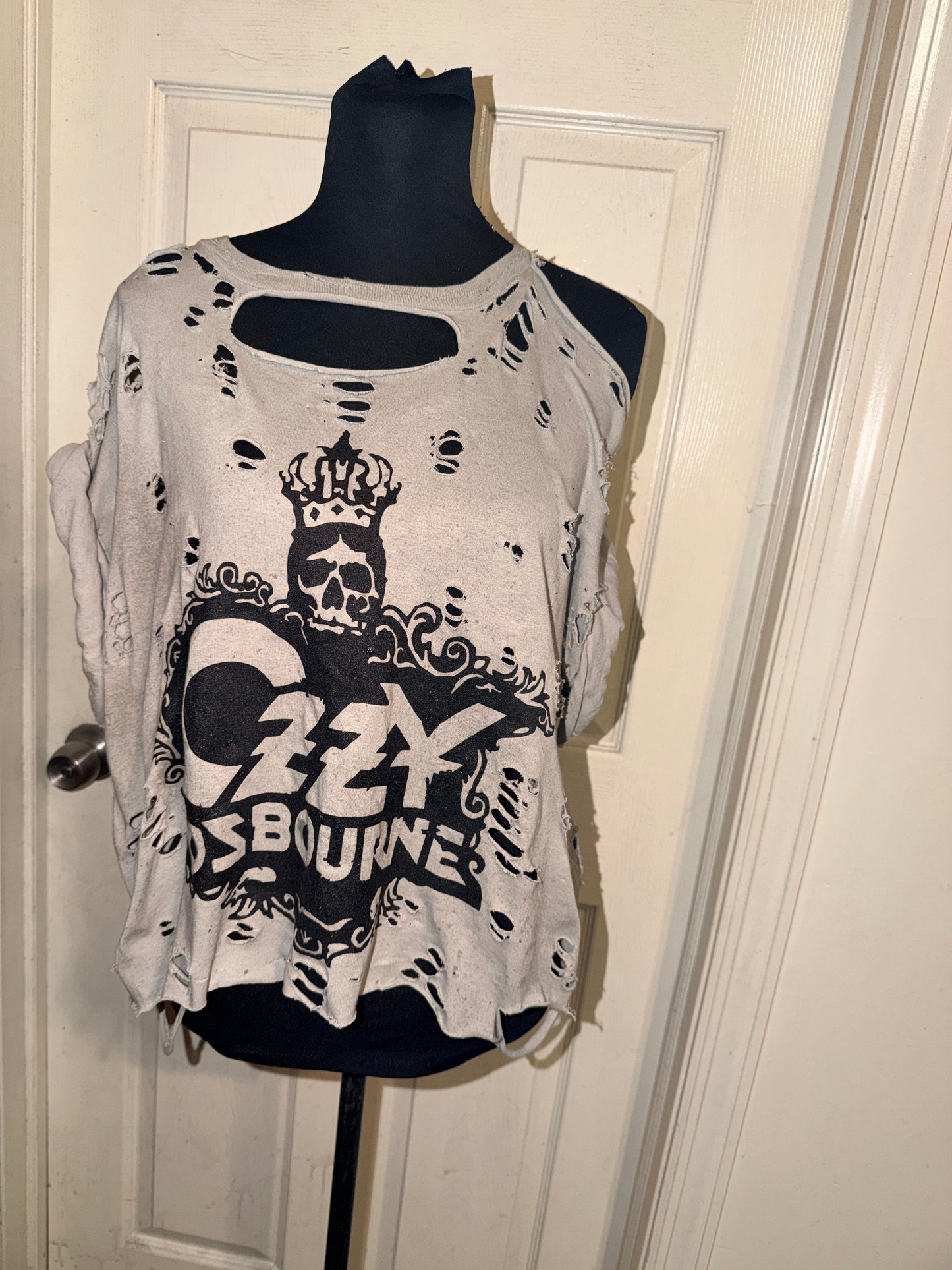 Ozzy Osbourne Oversized Distressed Tee (As Is)