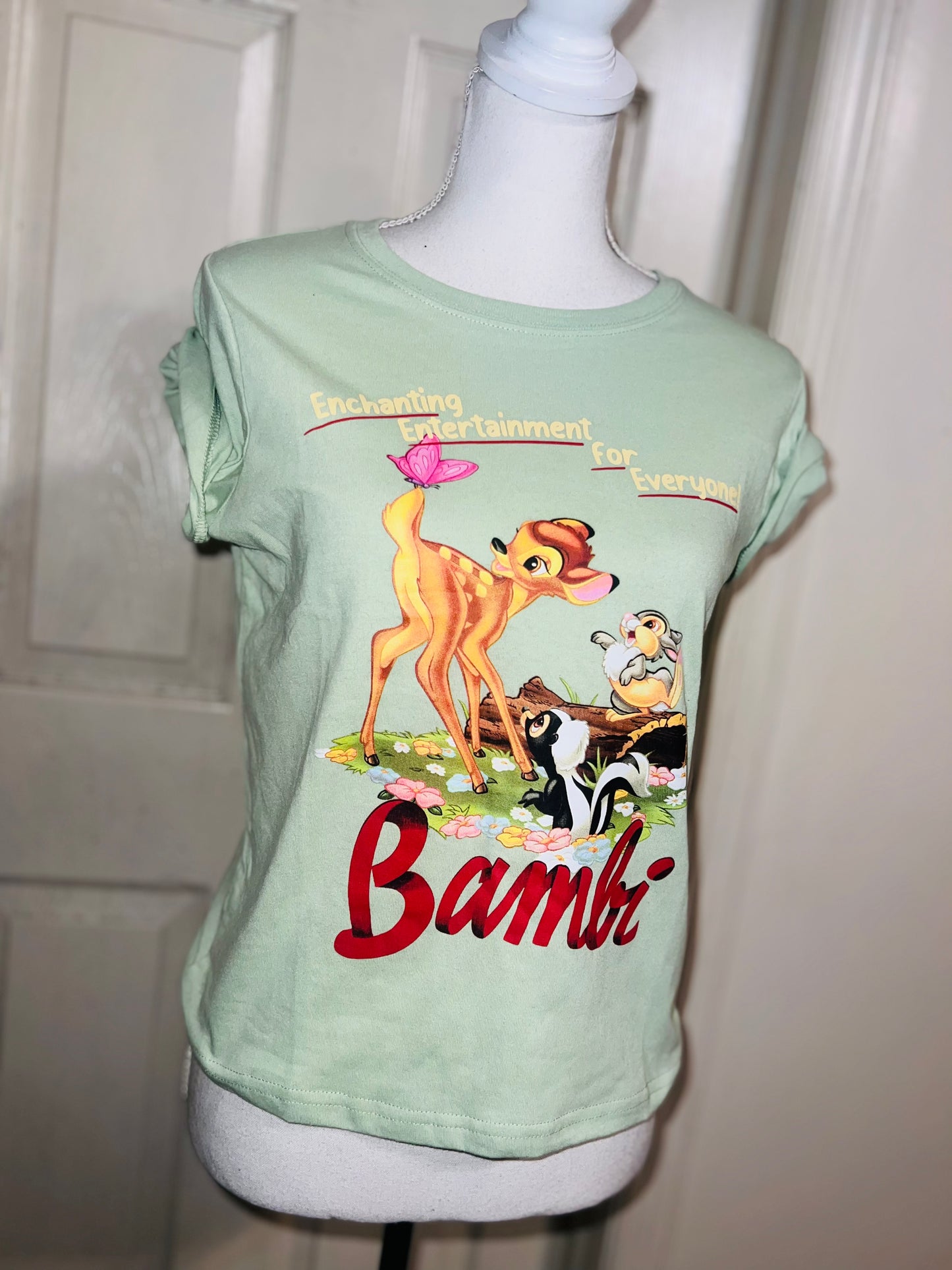 Bambi Distressed Baby Tee