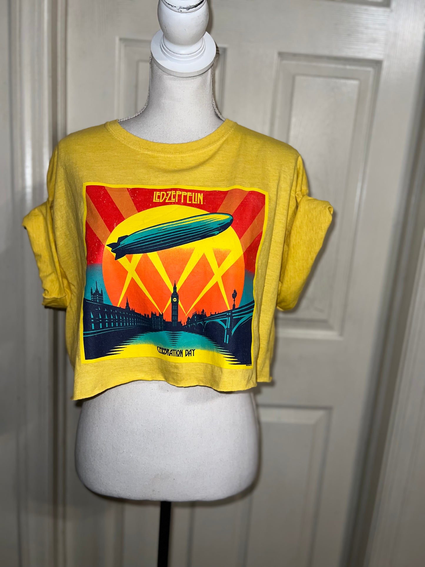 Led Zeppelin Blimp Oversized Distressed Tee