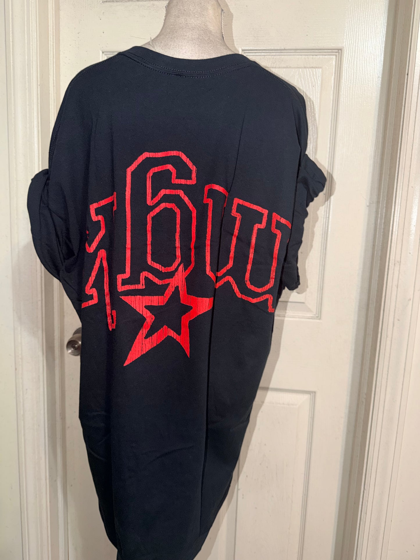 Machine Gun Kelly Double Sided Oversized Distressed Tee