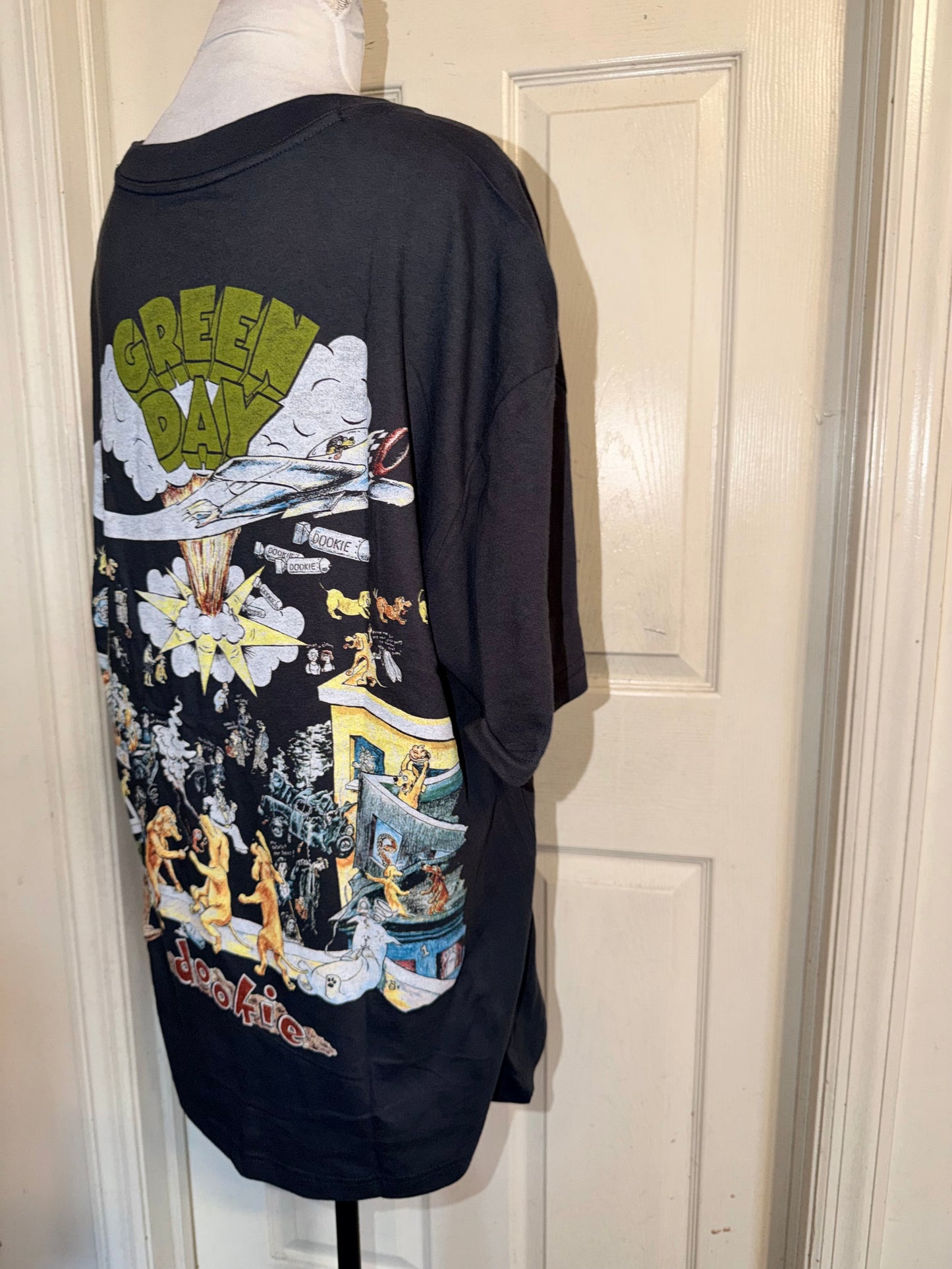 Green Day Double Sided Oversized Tee
