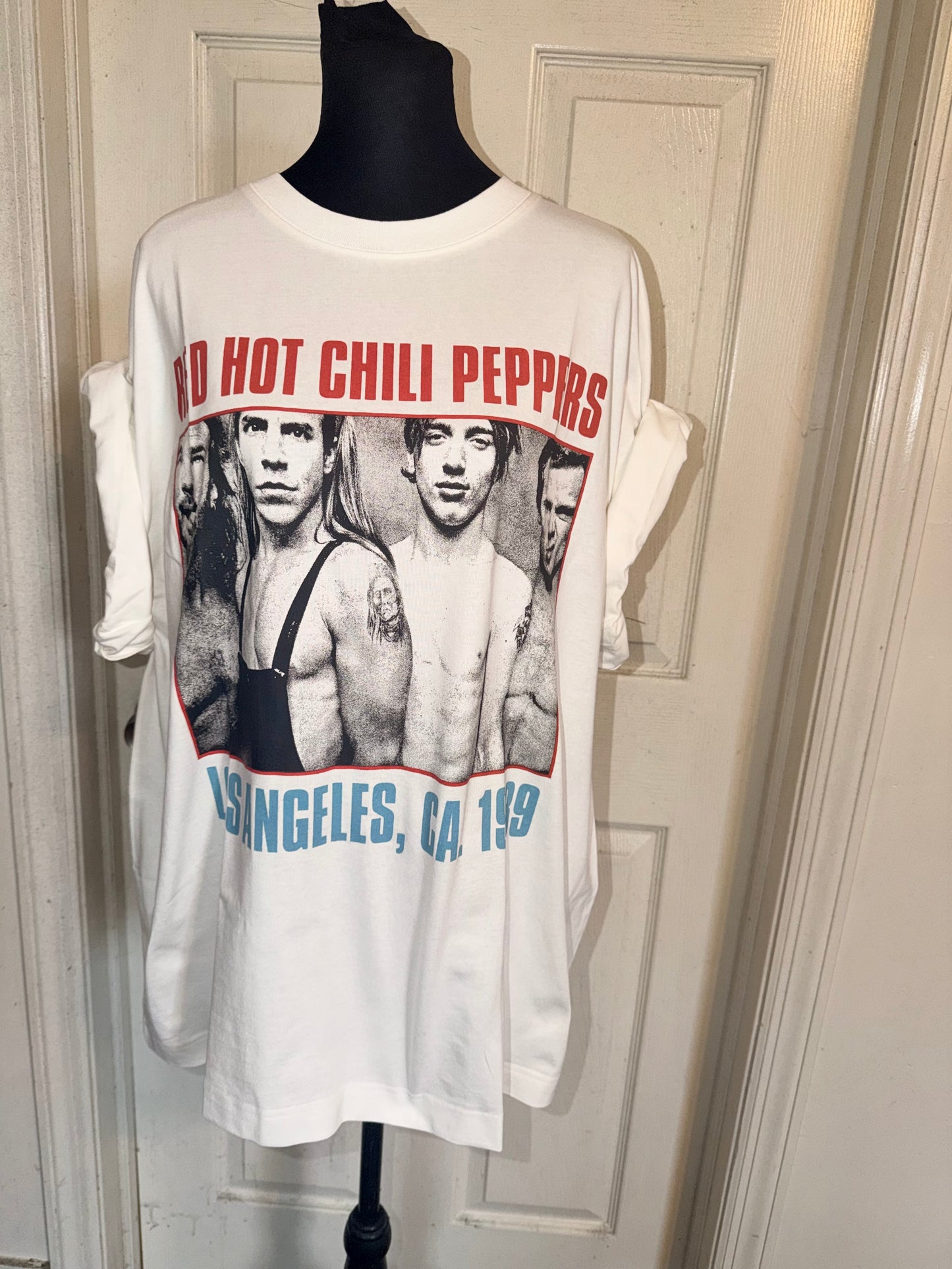 Red Hot Chili Peppers Oversized Distressed Tee