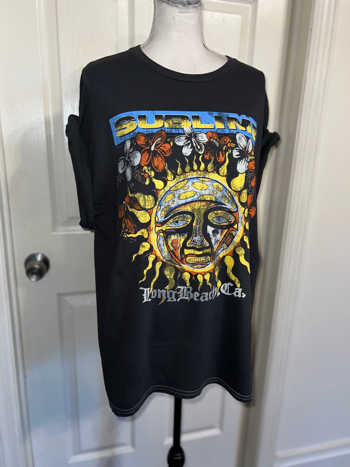Sublime Double Sided Oversized Distressed Tee