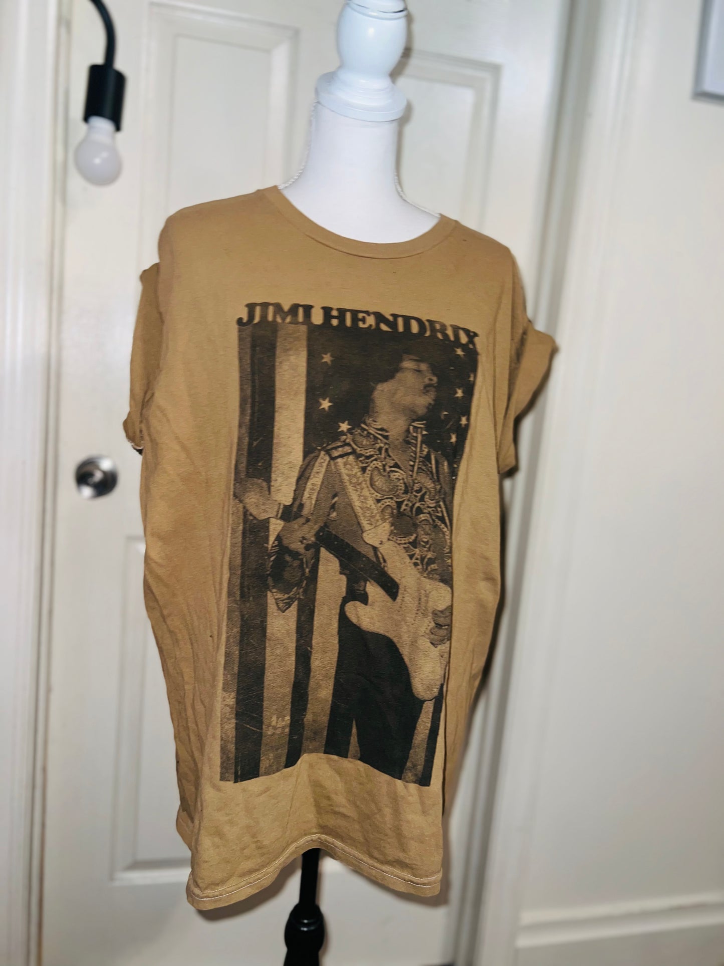 Jimi Hendrix Oversized Distressed Tee