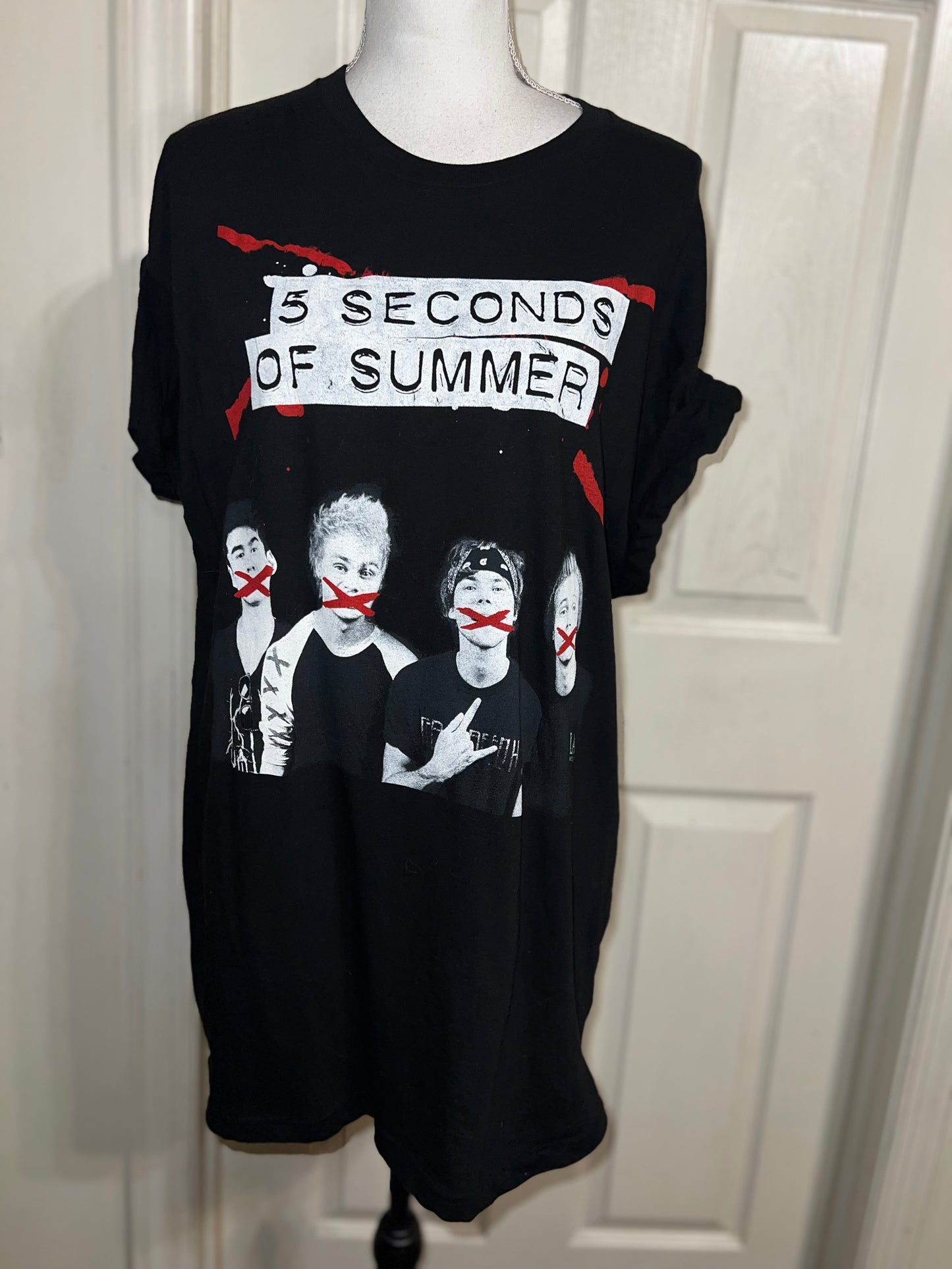 5 Seconds of Summer Distressed Tee