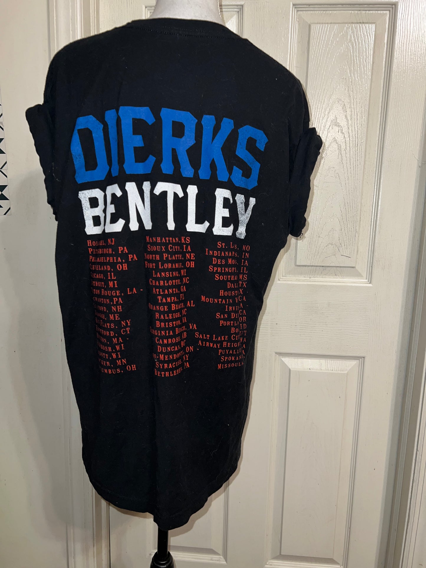 Dirks Bentley 2015 Double Sided Distressed Tee