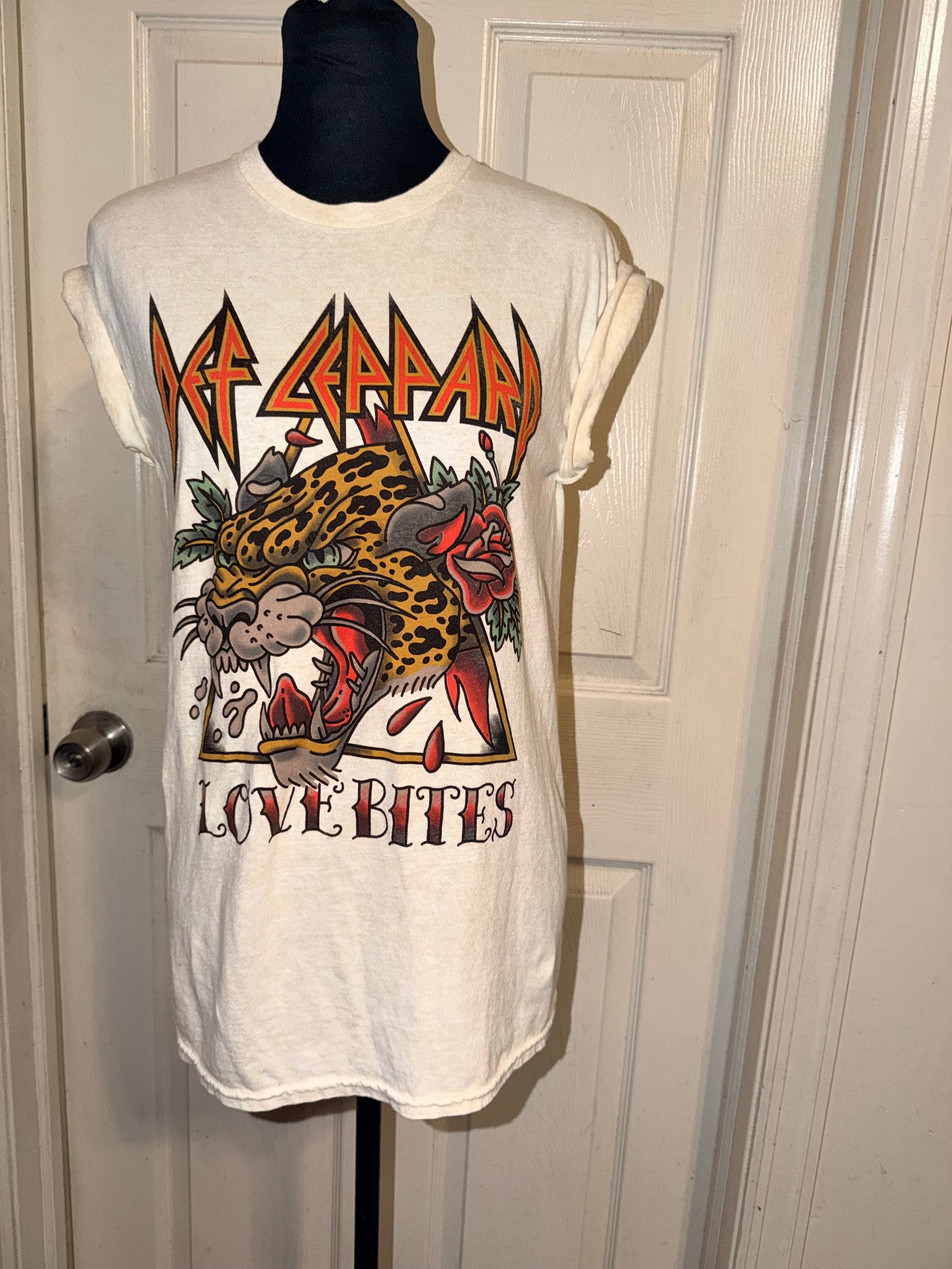 Def Leppard Oversized Tee