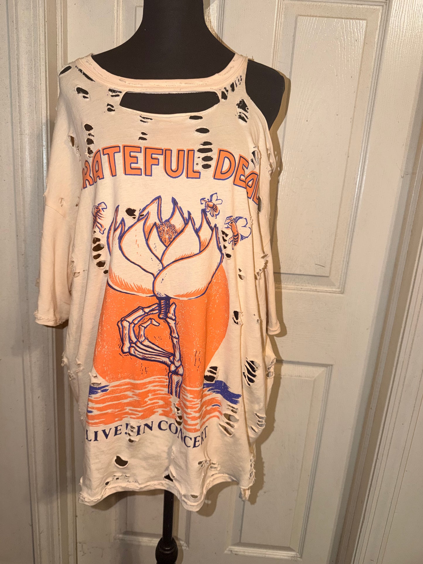 Grateful Dead Oversized Distressed Tee (as is)