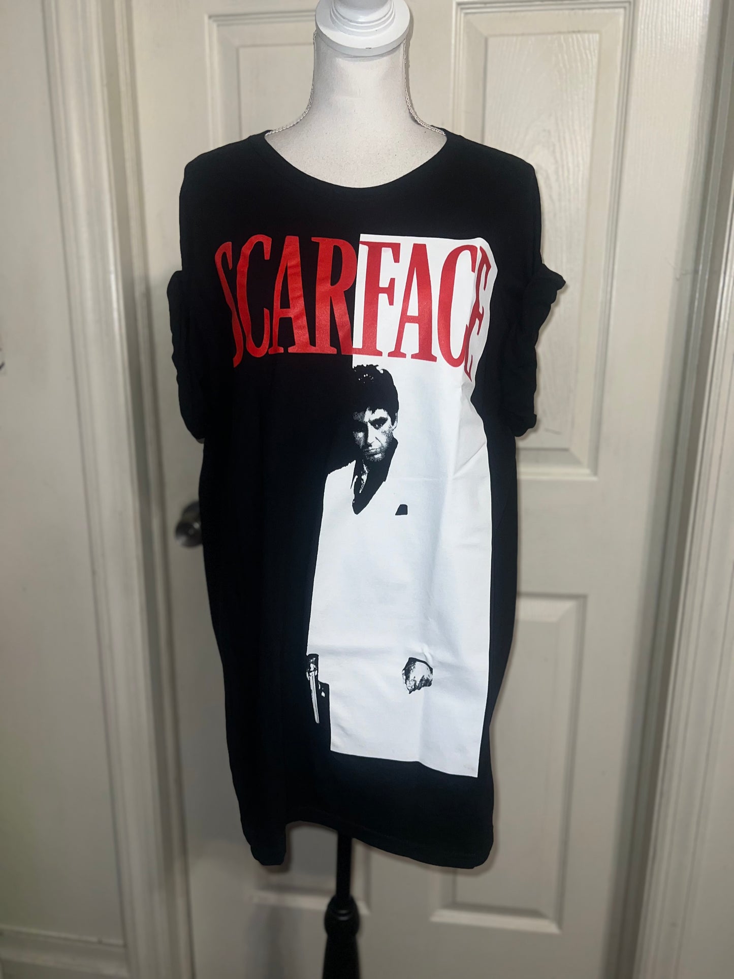 Scarface Oversized Distressed Tee