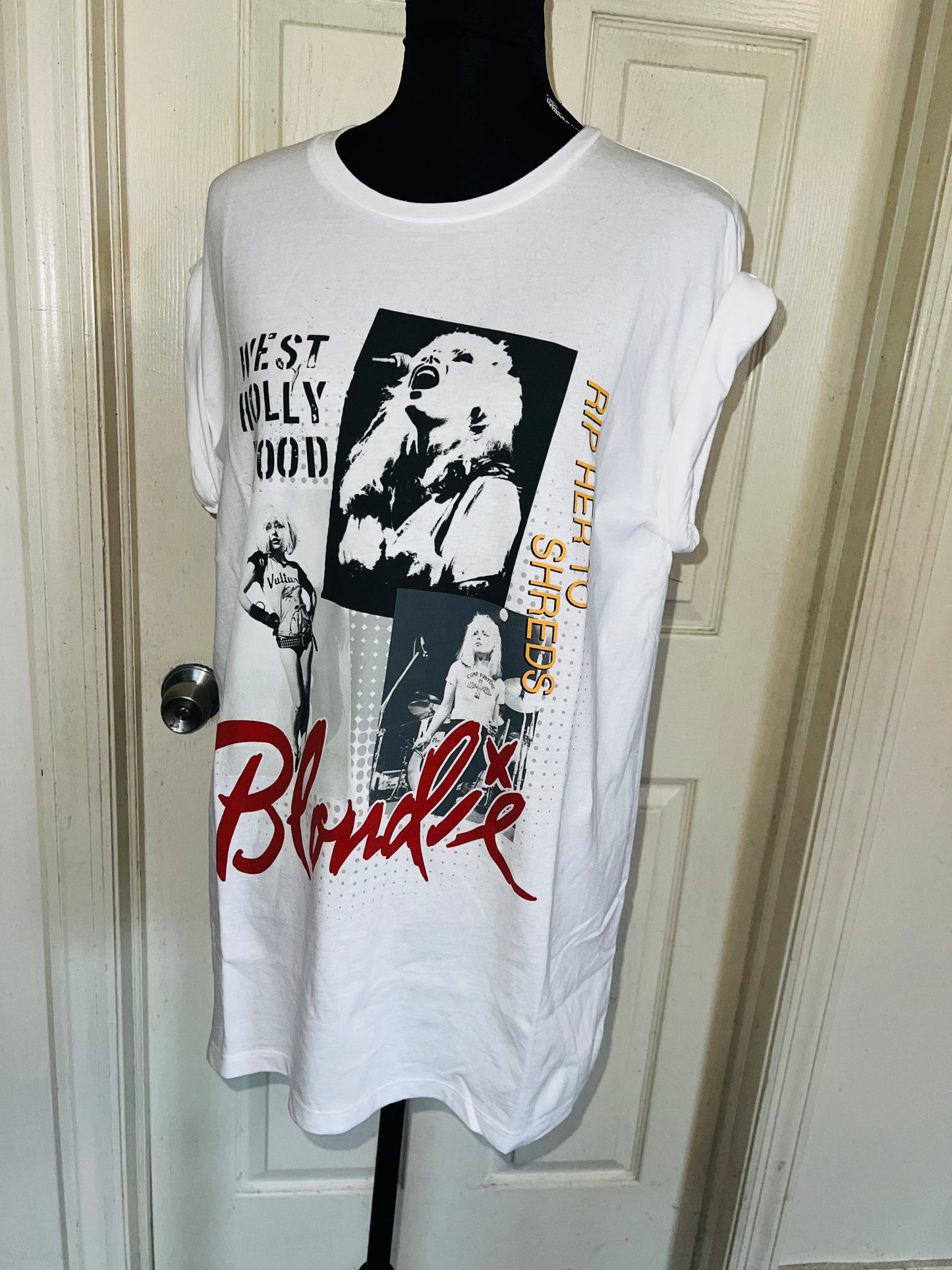Blondie Oversized Distressed Tee