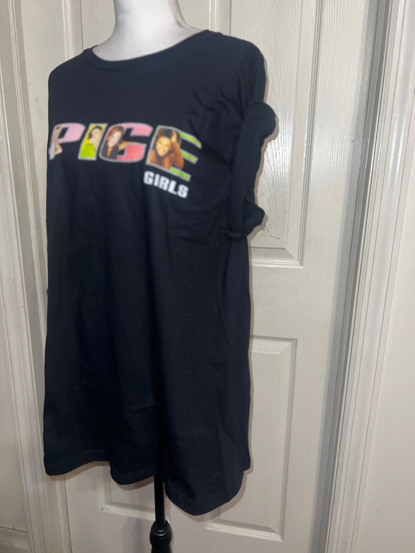 Spice Girls Oversized Distressed Tee