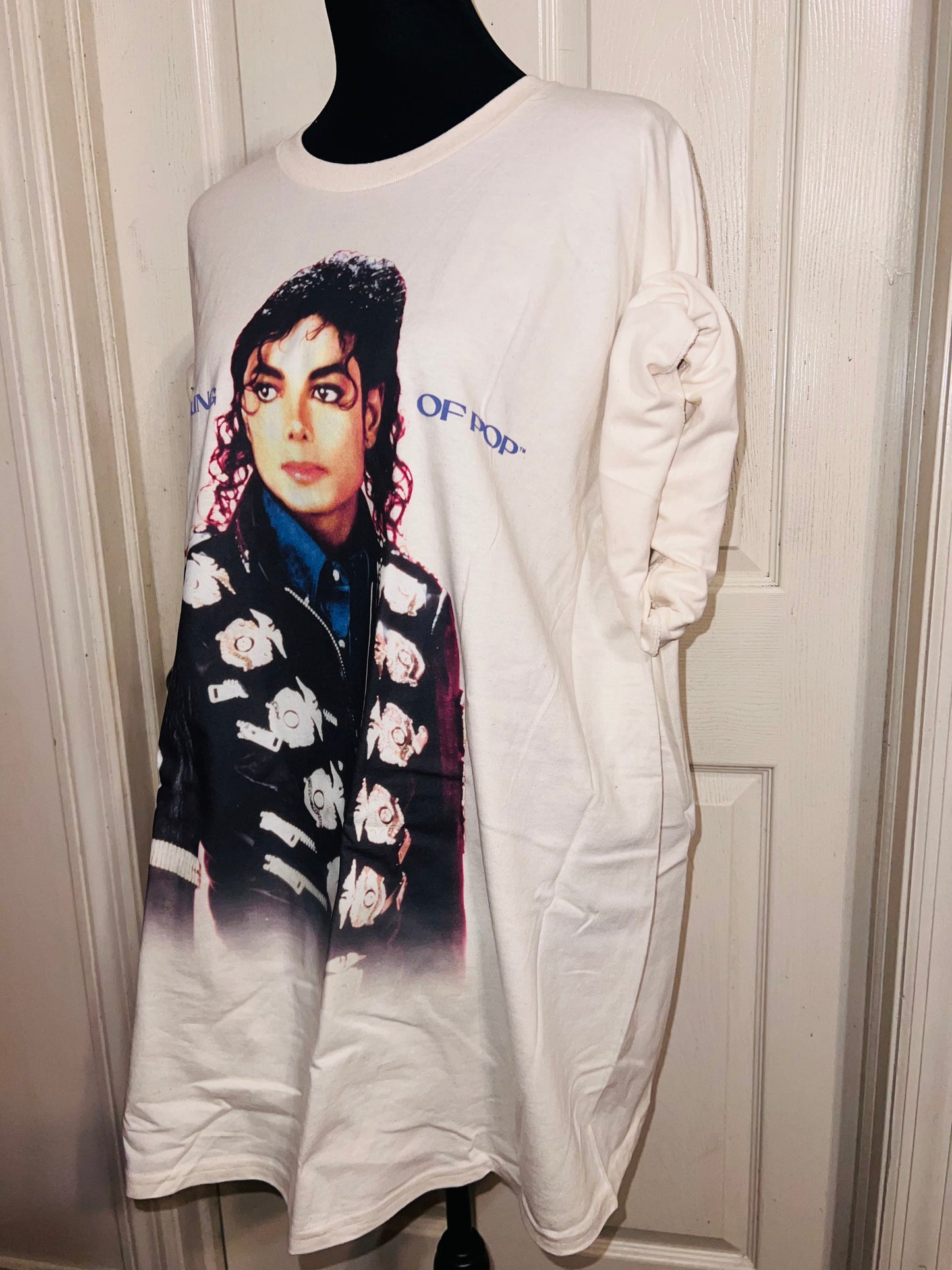 Michael Jackson Oversized Distressed Tee