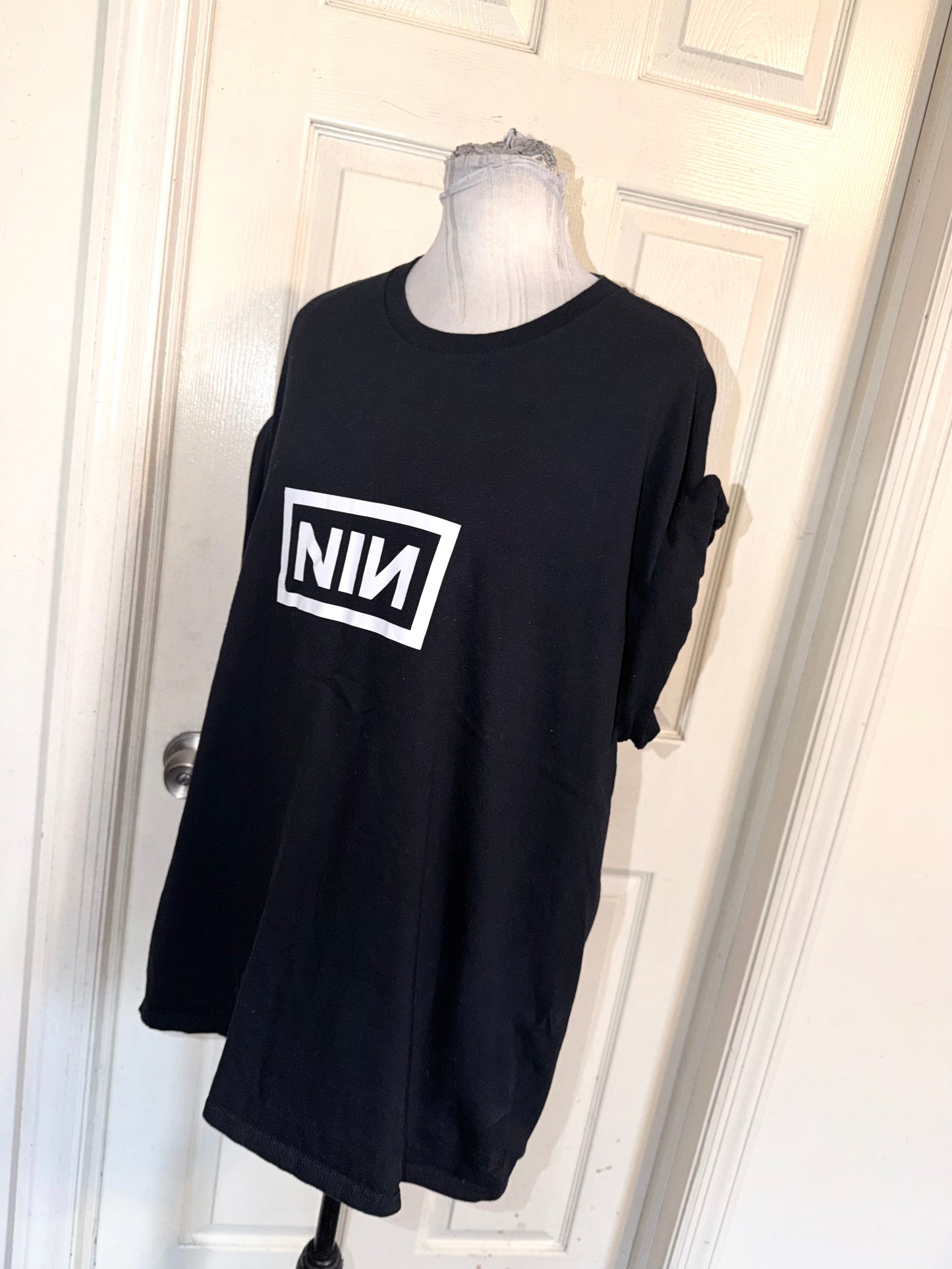 Nine Inch Nails Double Sided Oversized Distressed Tee