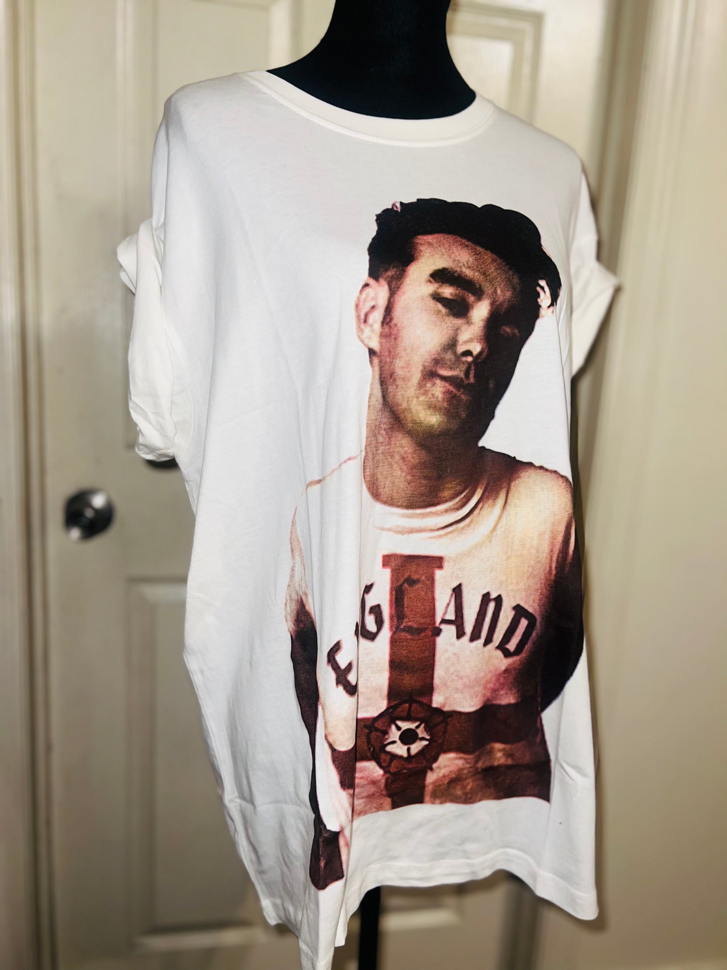 Morrissey Oversized Distressed Tee