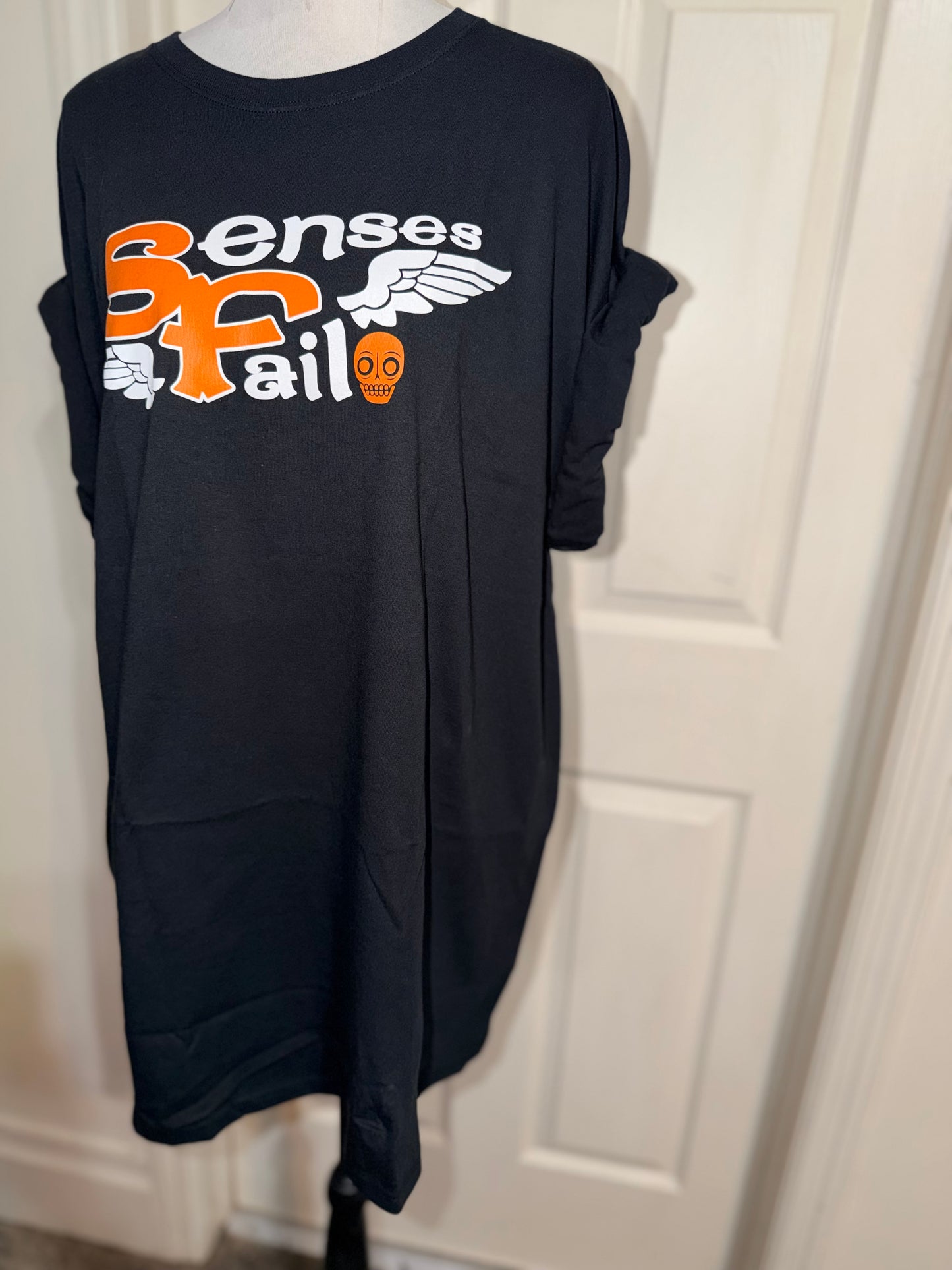 Senses Fail Oversized Distressed Tee