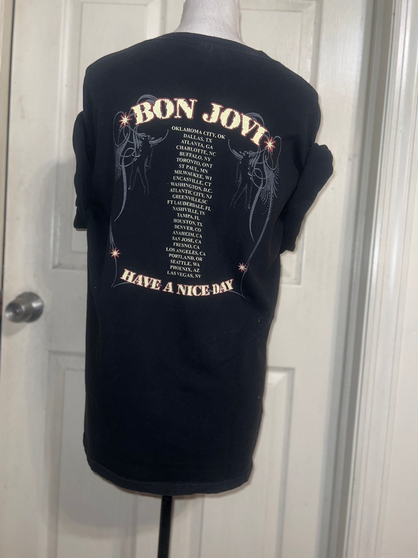 Bon Jovi Vintage Double Sided Tour Tee