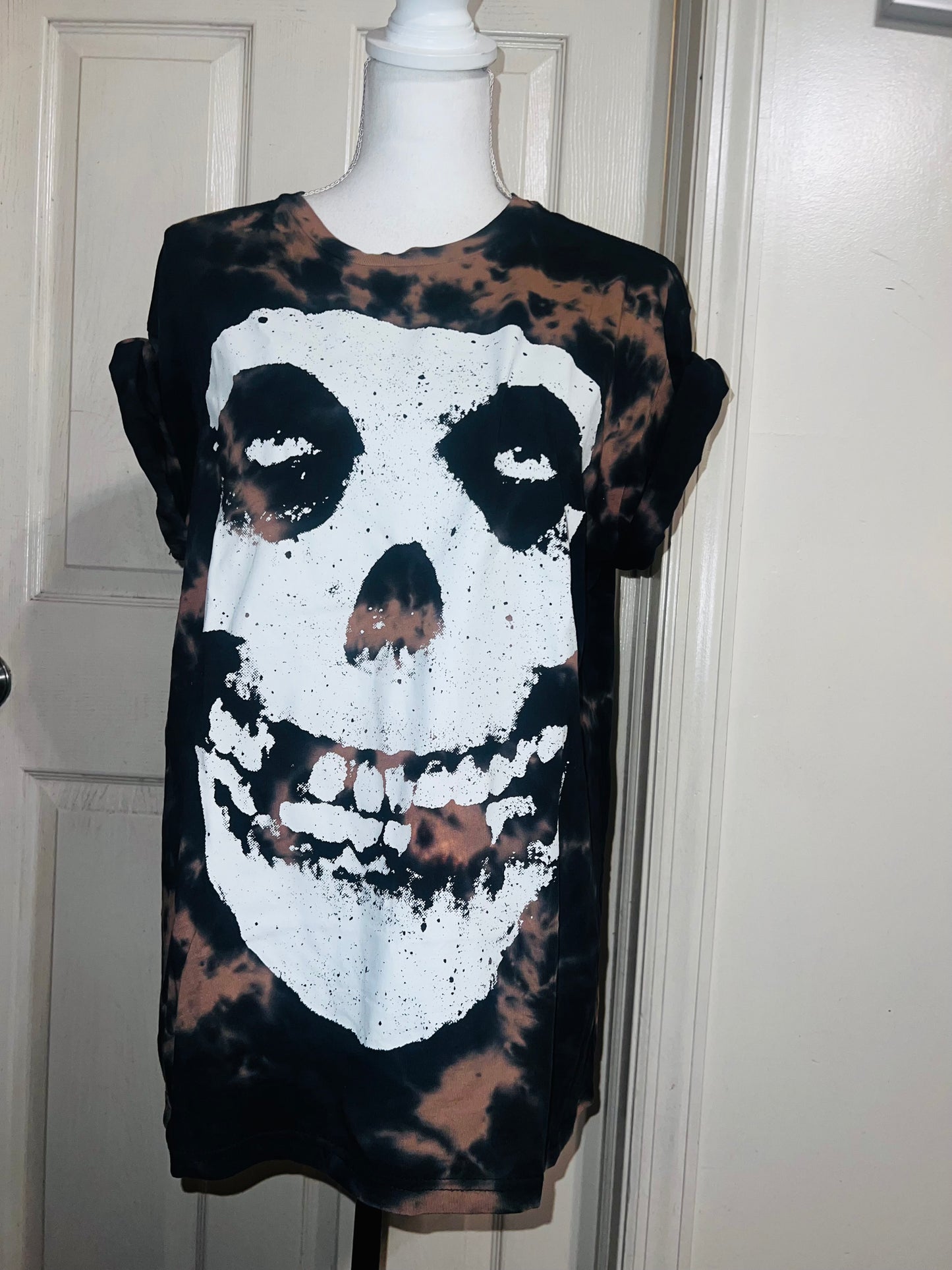 Misfits Double Sided Oversized Distressed Tee