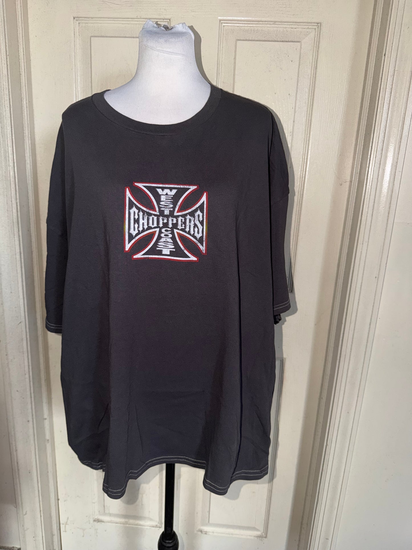 West Coast Choppers Double Sided Oversized Distressed Tre
